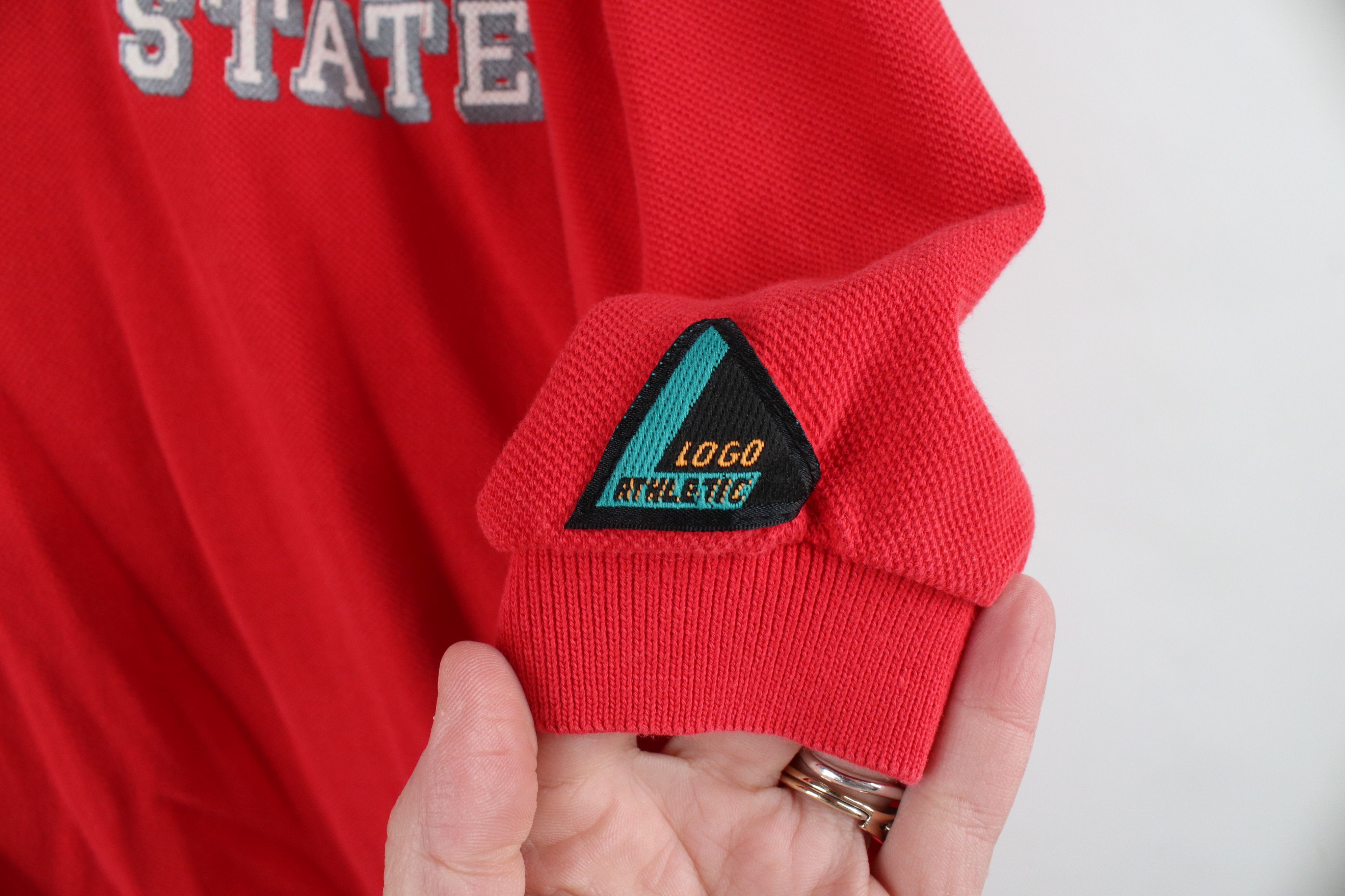 Vintage Vintage 90s Spell Ohio State University Collared Polo Shirt Size US XL / EU 56 / 4 - 4 Thumbnail