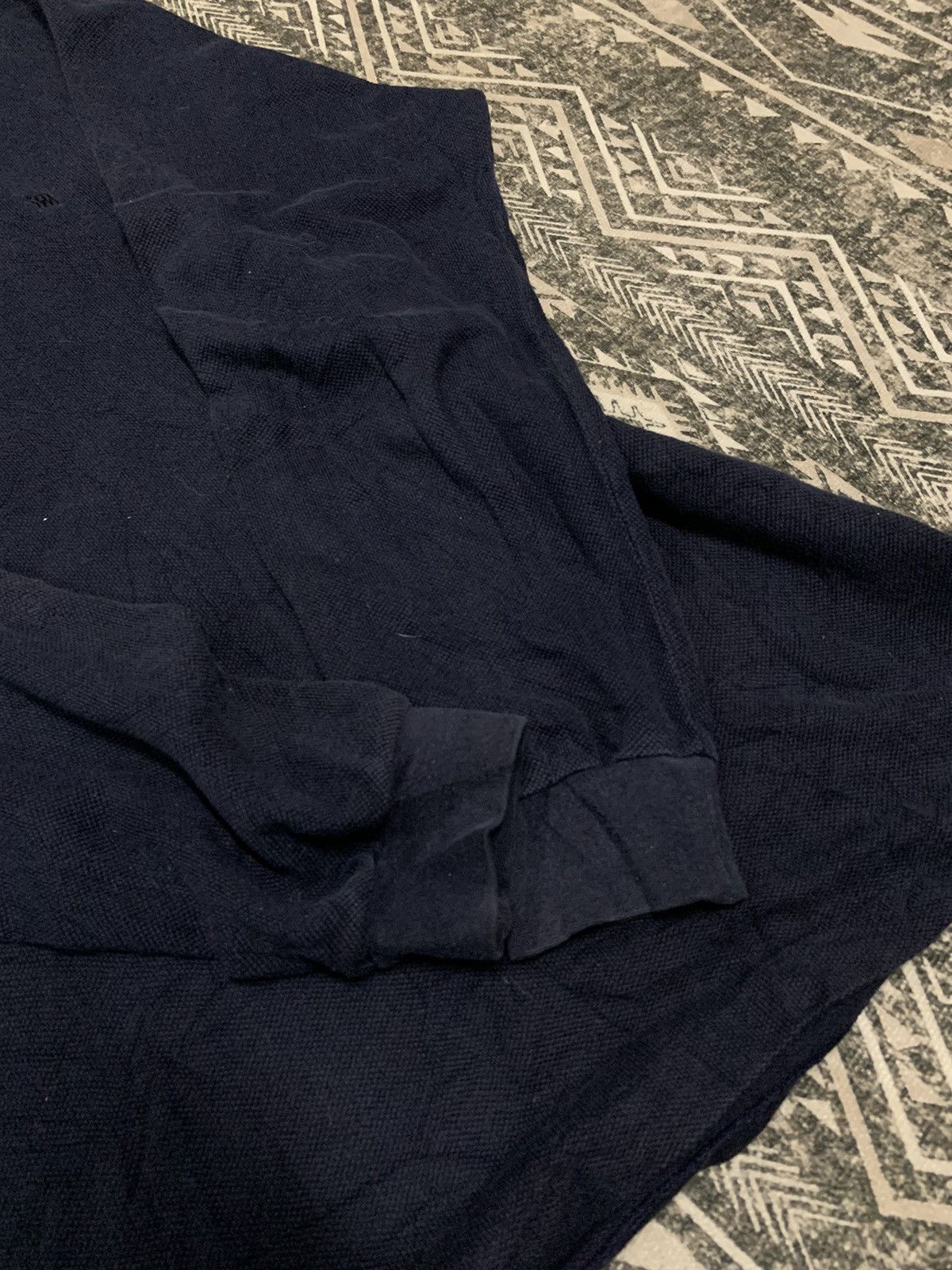 Issey Miyake 90s ISSEY MIYAKE SMALL LOGO POLO SHIRT LONG SLEEVE Size US L / EU 52-54 / 3 - 11 Thumbnail