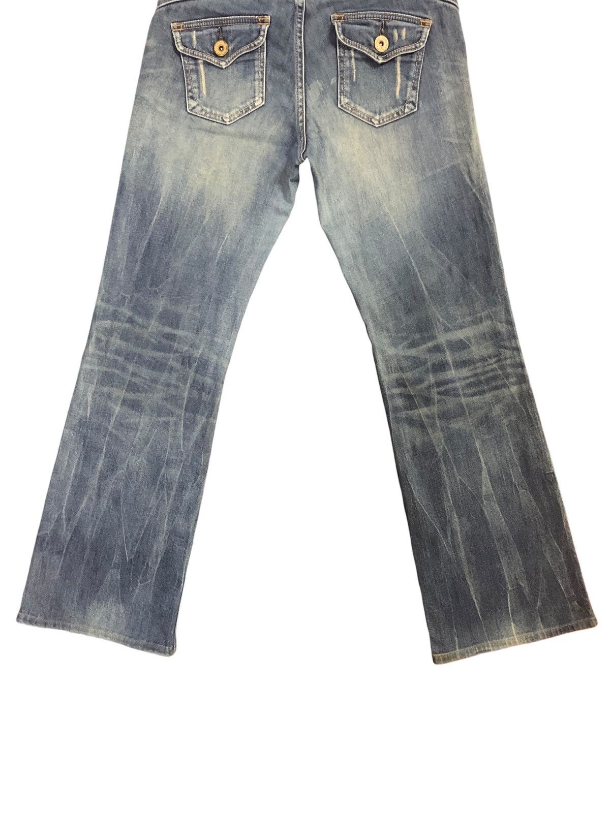 If Six Was Nine × Japanese Brand × Le Grande Bleu (L.G.B.) 🔥Flare🔥 Vintage Rhp Special Edition Bootcut Jeans Size US 32 / EU 48 - 10 Thumbnail