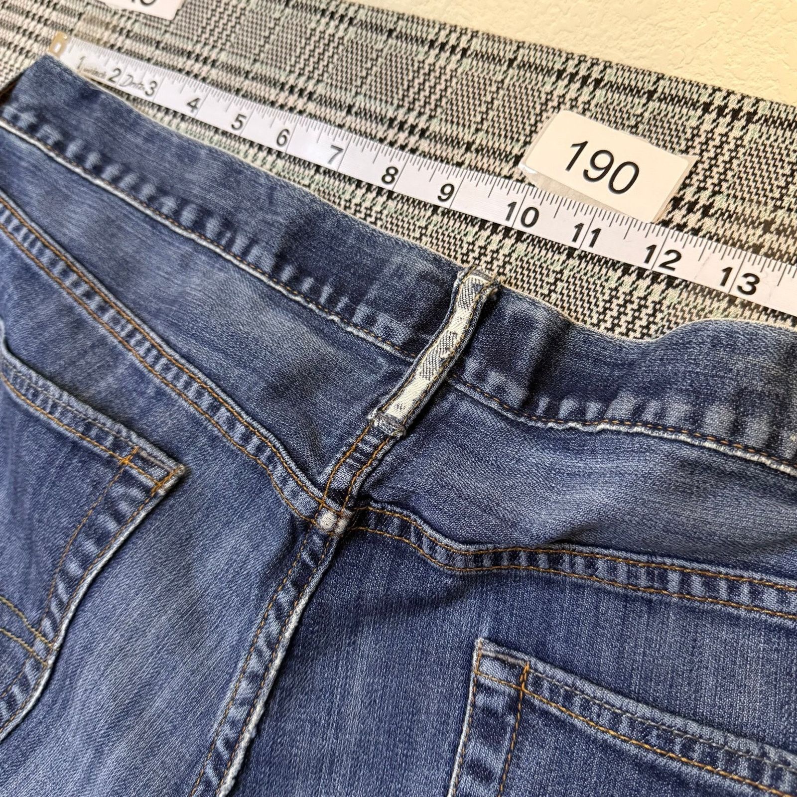 Lucky Brand Lucky Brand Men's Jeans Blue Wash Denim Straight Leg 38x30 Size US 38 / EU 54 - 3 Thumbnail