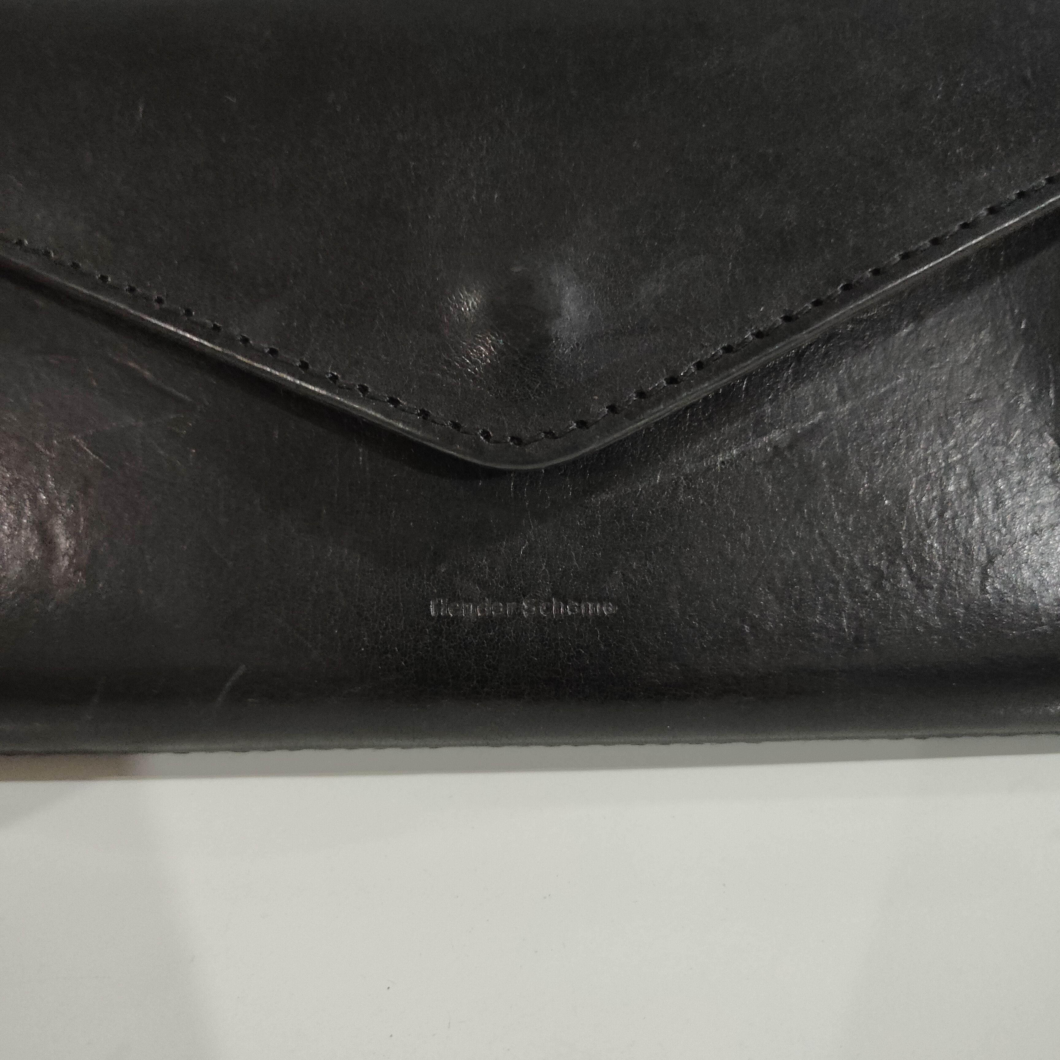 Japanese Brand 🔥Hender Scheme Genuine leather long black wallet Size ONE SIZE - 2 Thumbnail