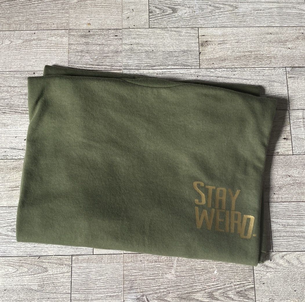 Other “Stay Weird”, Olive Green, Custom, Casual Crew Neck Tee Size US S / EU 44-46 / 1 - 16 Thumbnail