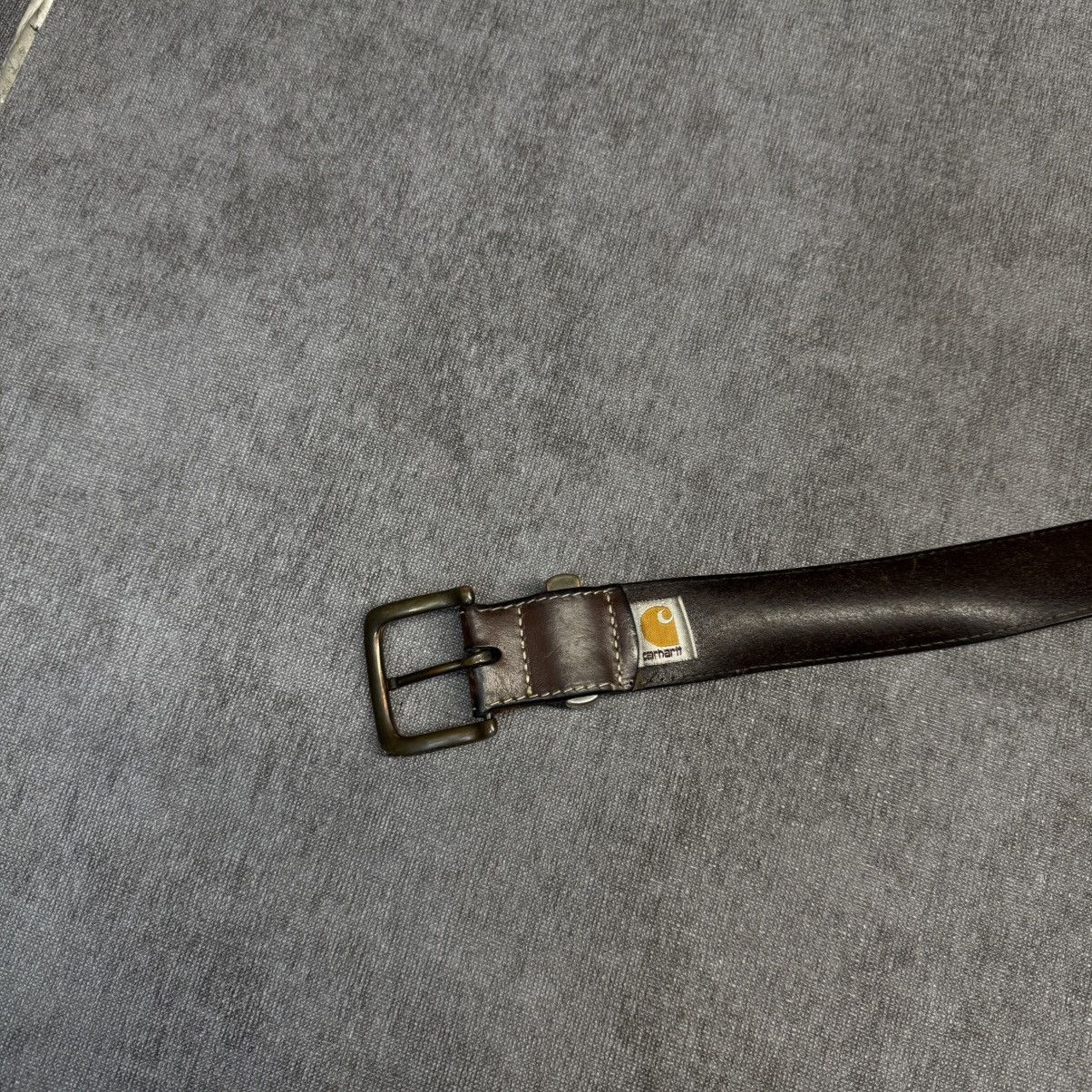 Carhartt × Leather × Vintage Carhartt leather belt vintage Size 36 - 5 Thumbnail
