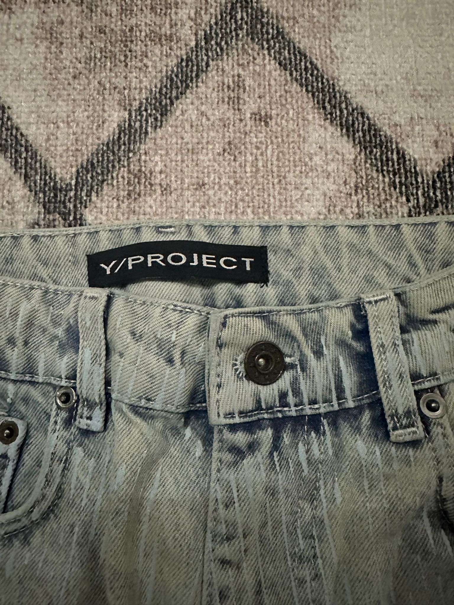Y/Project Y/PROJECT Striped Wide-leg Jeans In White Size S Size US 30 / EU 46 - 9 Thumbnail