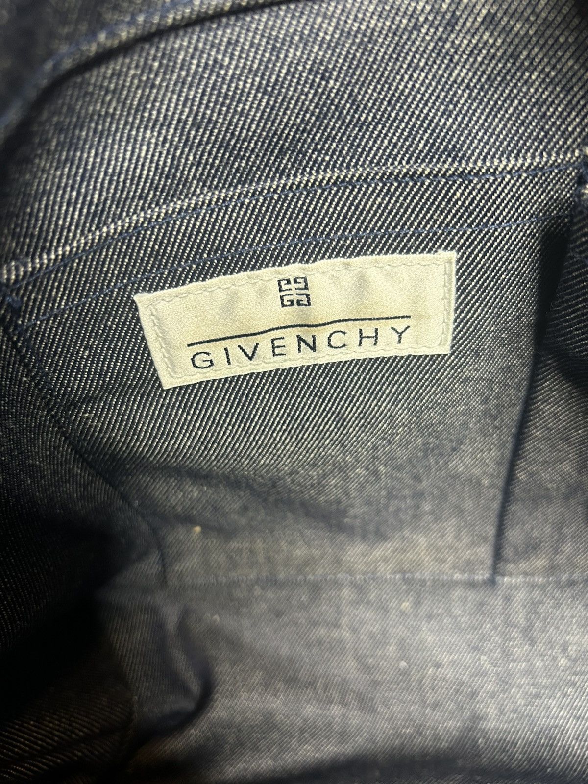 Givenchy Givenchy Denim Tote Bag with Pink and Yellow Sequin Size ONE SIZE - 7 Thumbnail