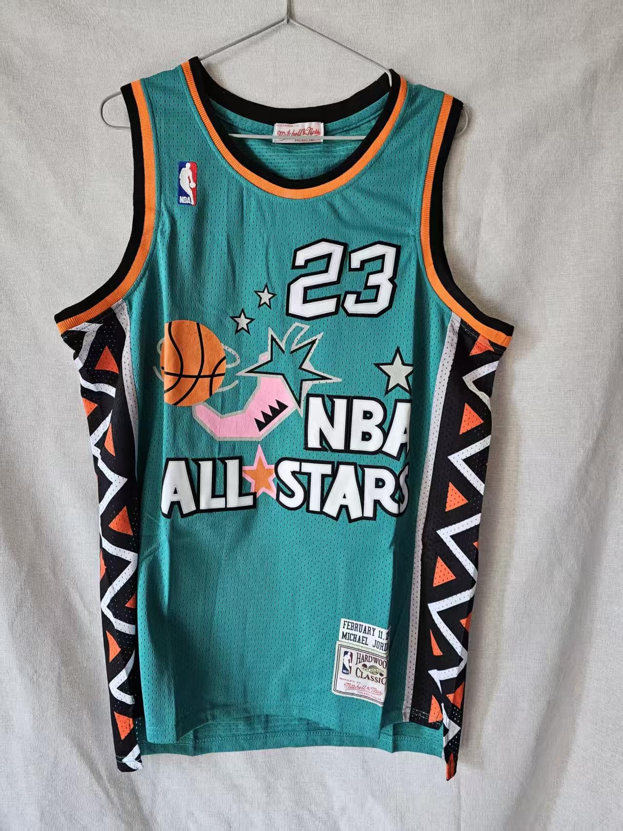 NBA 1996 NBA All Star 23 Michael Jordan Jersey Size US XL / EU 56 / 4 - 1 Thumbnail
