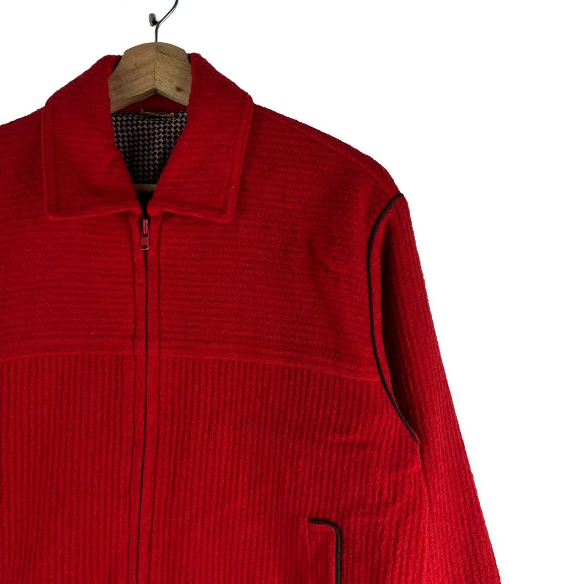 Japanese Brand 🔥VINTAGE BOMBER JACKET HIGH FASHION RICH RED Size US M / EU 48-50 / 2 - 4 Thumbnail