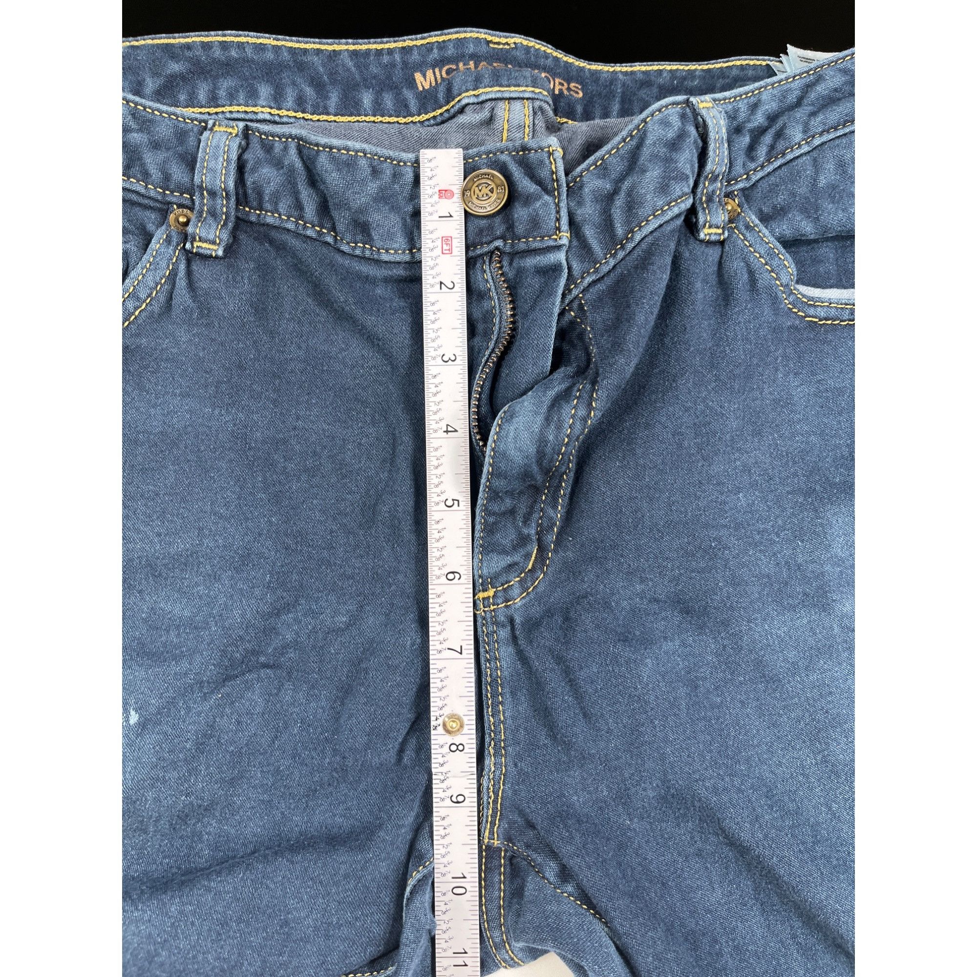 Michael Kors Michael Kors SKU 7680 Womens Blue Denim Izzy Skinny Jeans S Size 32" / US 10 / IT 46 - 13 Thumbnail