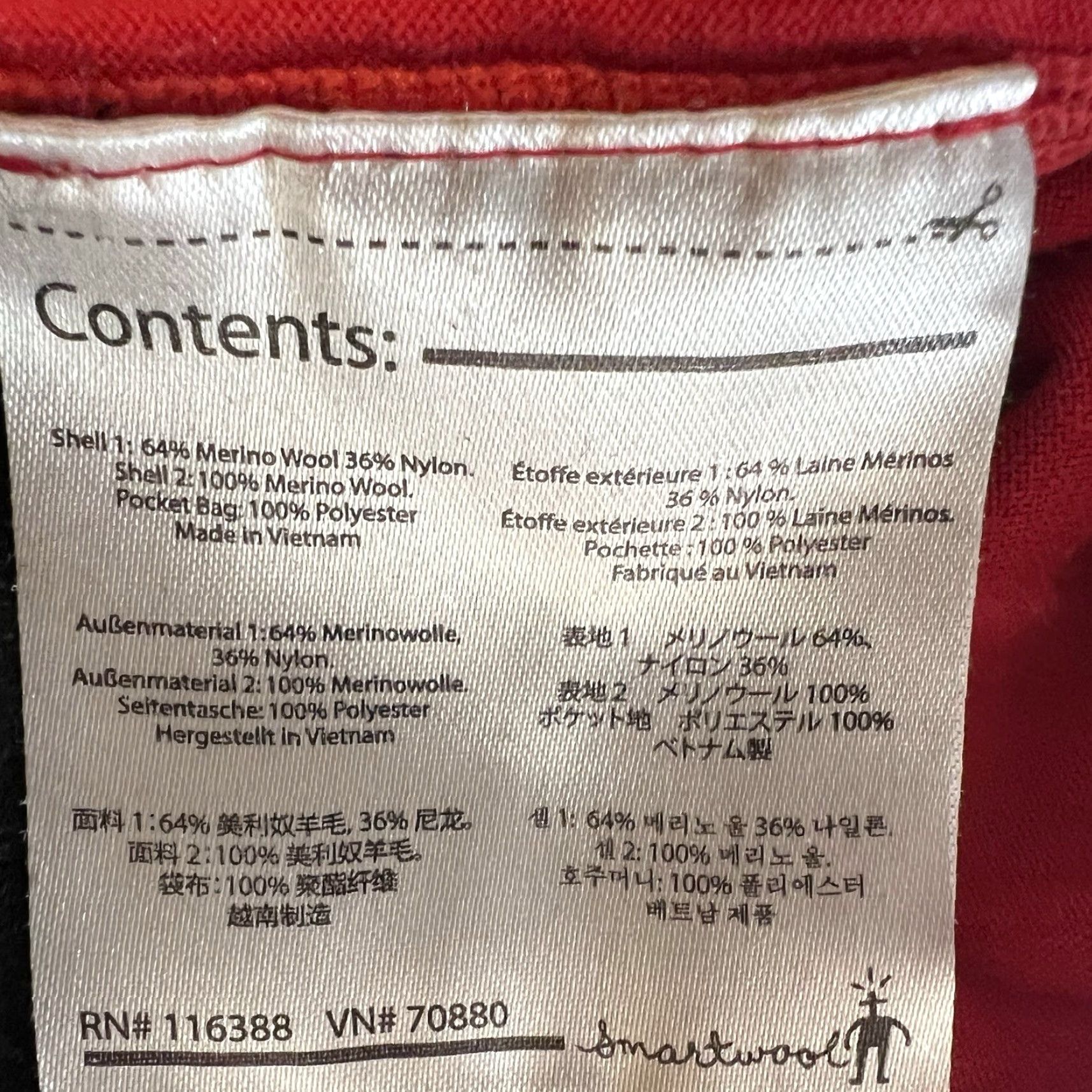 Smartwool Smartwool Mens Jacket Pullover 1/4 Zip Wool Merino Athletic Red Size M Size US M / EU 48-50 / 2 - 4 Thumbnail
