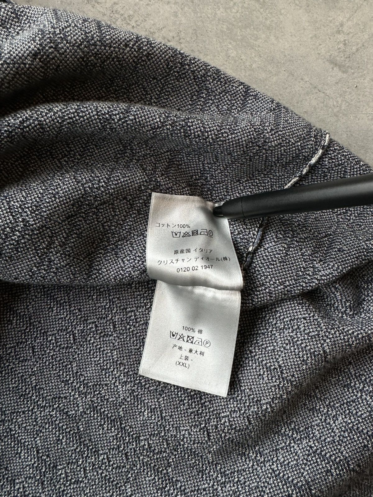 Dior Dior oblique jacquard print button up navy white Size US XXL / EU 58 / 5 - 5 Thumbnail