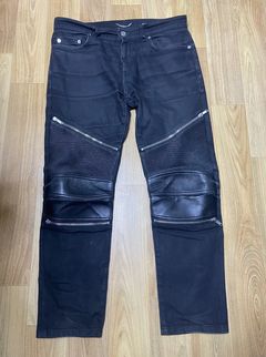 Saint Laurent Leather Biker Pants