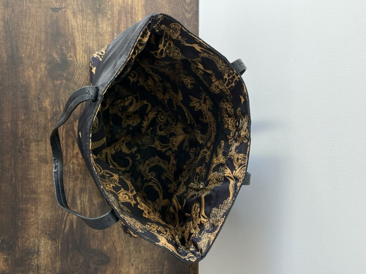 Versace Versace Parfums Weekender Tote Bag Barocco Black/Gold RARE Size ONE SIZE - 9 Thumbnail