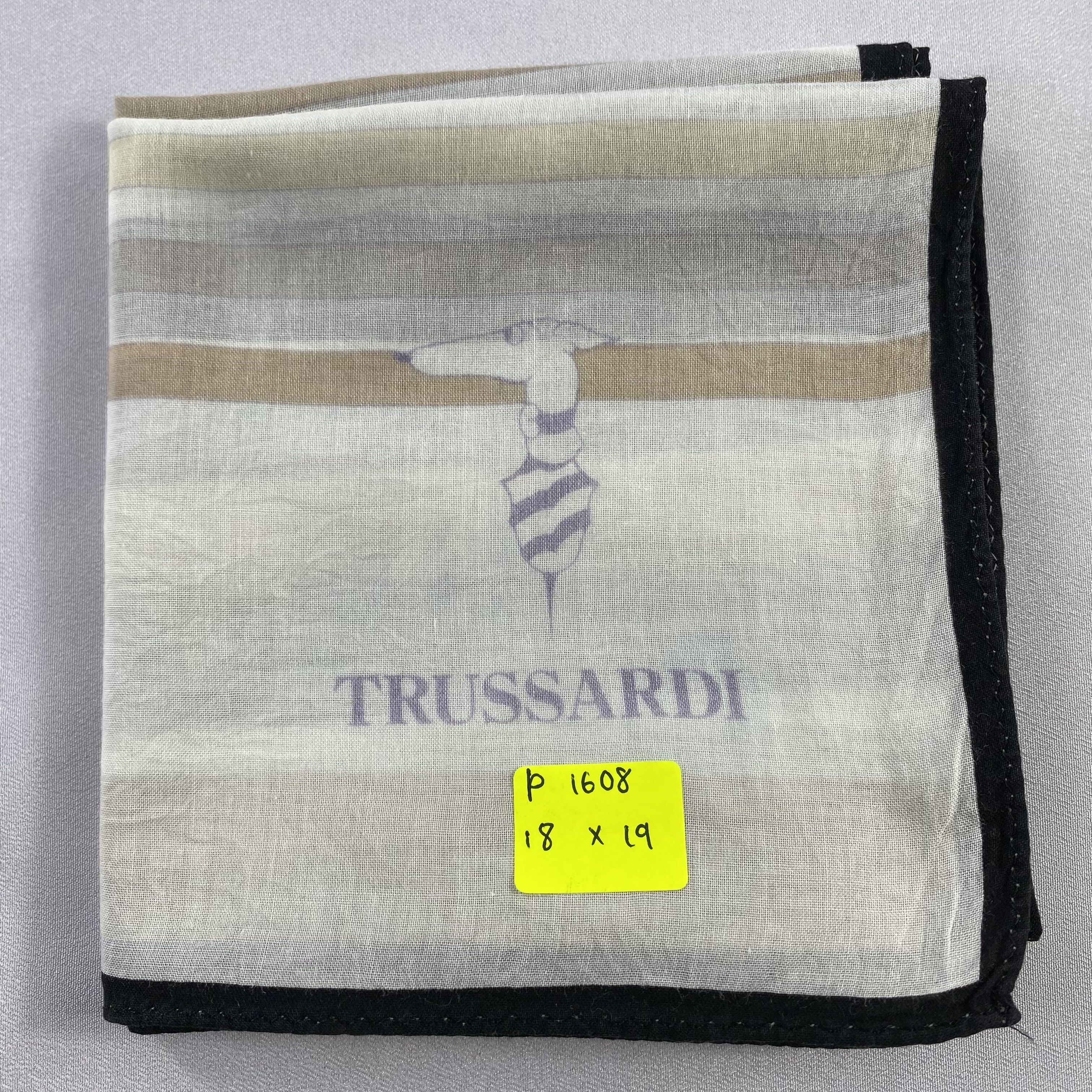 Trussardi × Vintage Trussardi Neckerchief / Bandana / Handkerchief-P1608 Size ONE SIZE - 5 Thumbnail