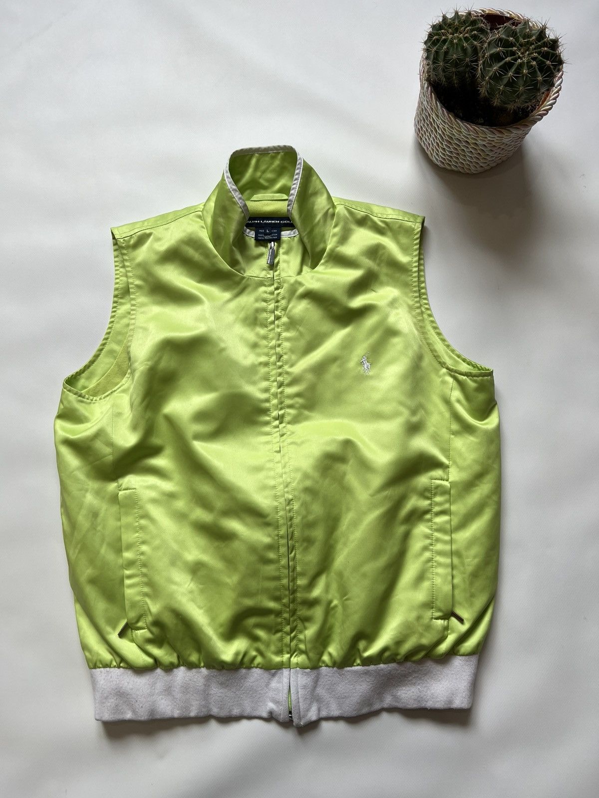 Ralph Lauren Vintage Nylon Vest Polo Ralph Lauren Golf Size US L / EU 52-54 / 3 - 1 Thumbnail