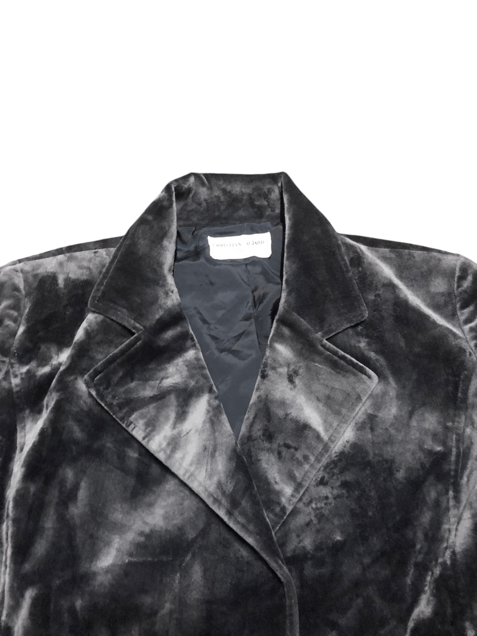 Christian Aujard Liberte Velvet Double Breasted Coat Jacket