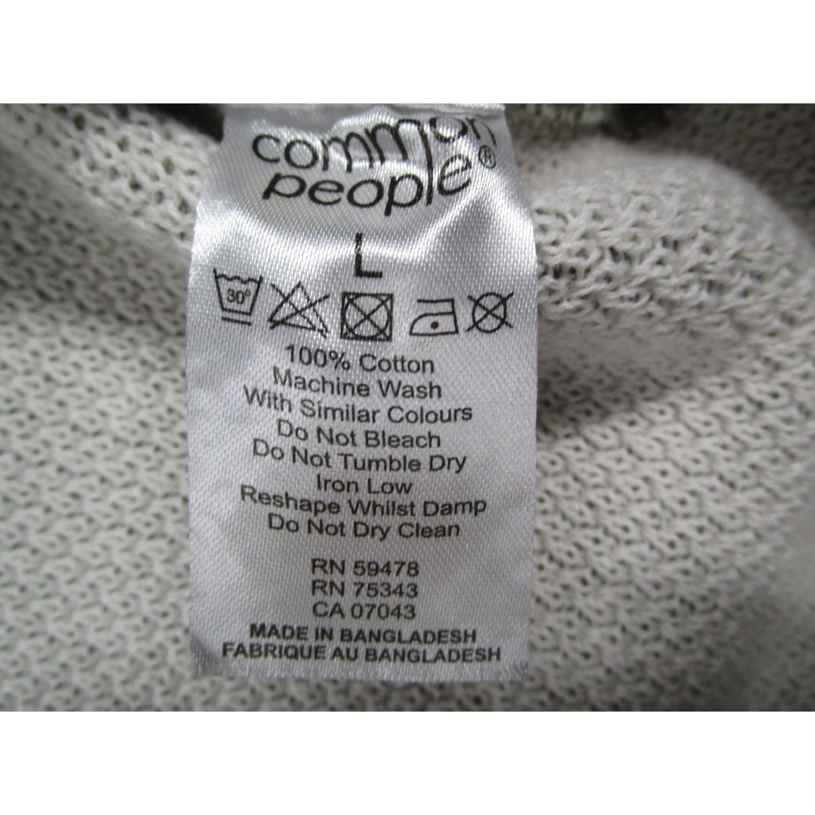 Vintage Common People Shirt Mens Large Green Textured Knit Button Front Retro Casual Size US L / EU 52-54 / 3 - 4 Thumbnail