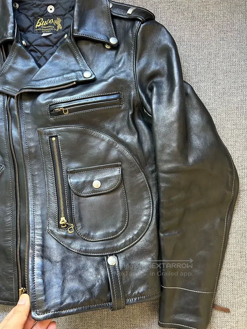 Buco Buco J24 Leather Jacket Size US S / EU 44-46 / 1 - 4 Thumbnail