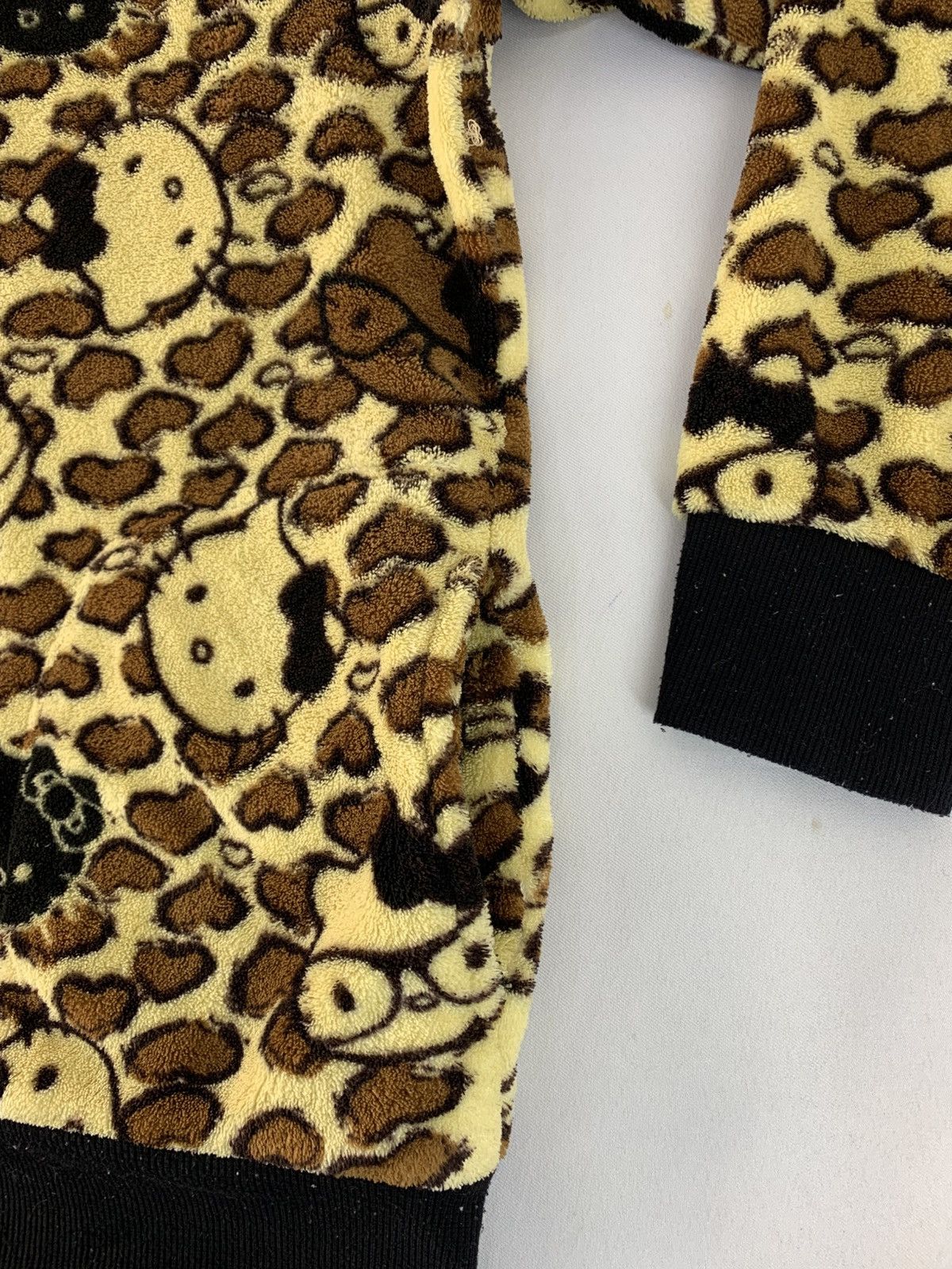 Anime Hello Kitty Sanrio Leopard Camo Over Art Hooded Jacket Size L / US 10 / IT 46 - 14 Thumbnail