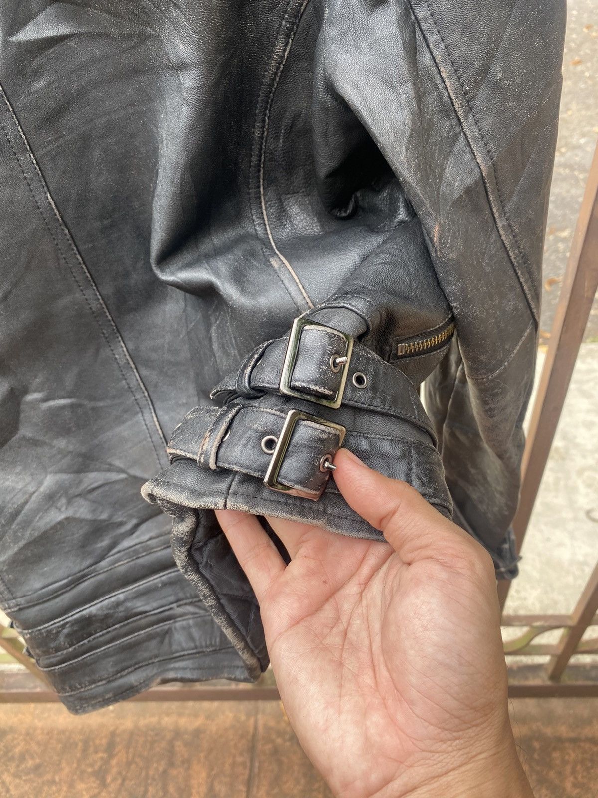 Genuine Leather Vintage 🔥Jack Rose Leather Riding Jacket Design Size US L / EU 52-54 / 3 - 10 Thumbnail