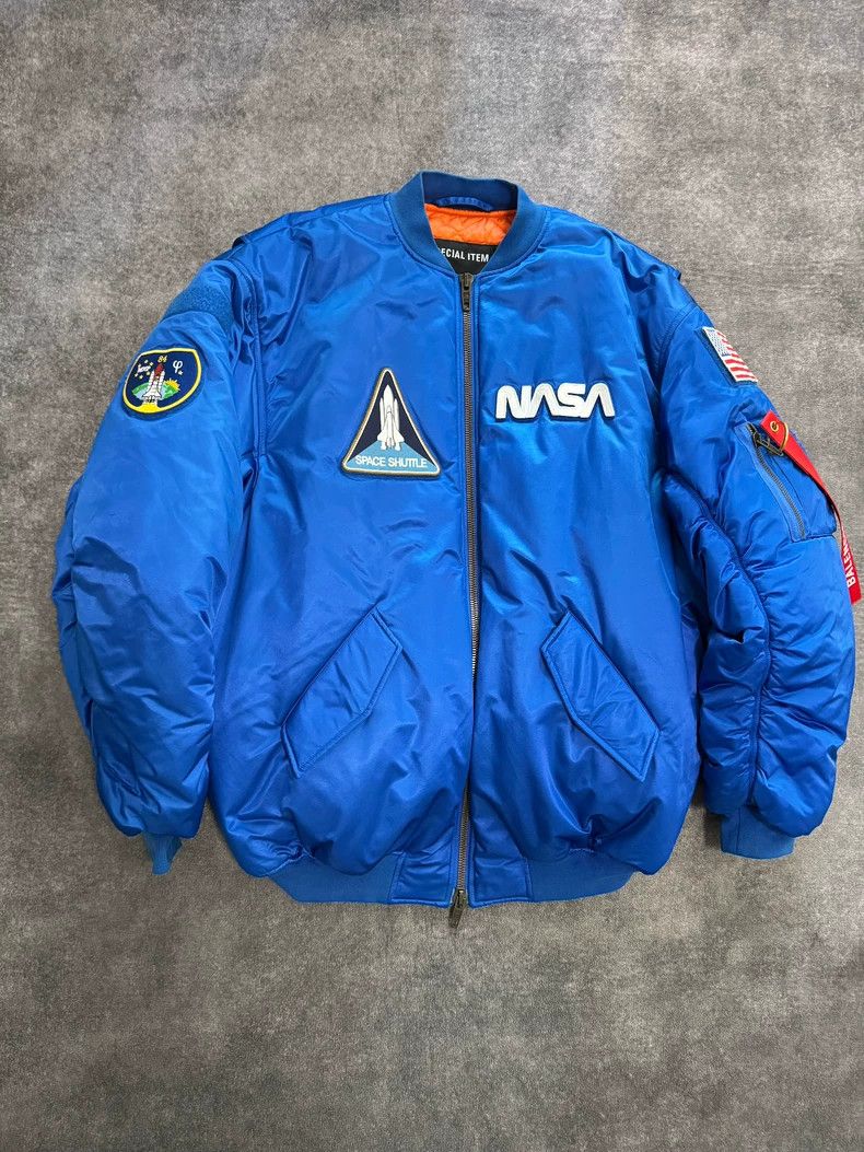 Balenciaga Balenciaga Blue jacket coat cotton-padded jacket Size US S / EU 44-46 / 1 - 1 Thumbnail