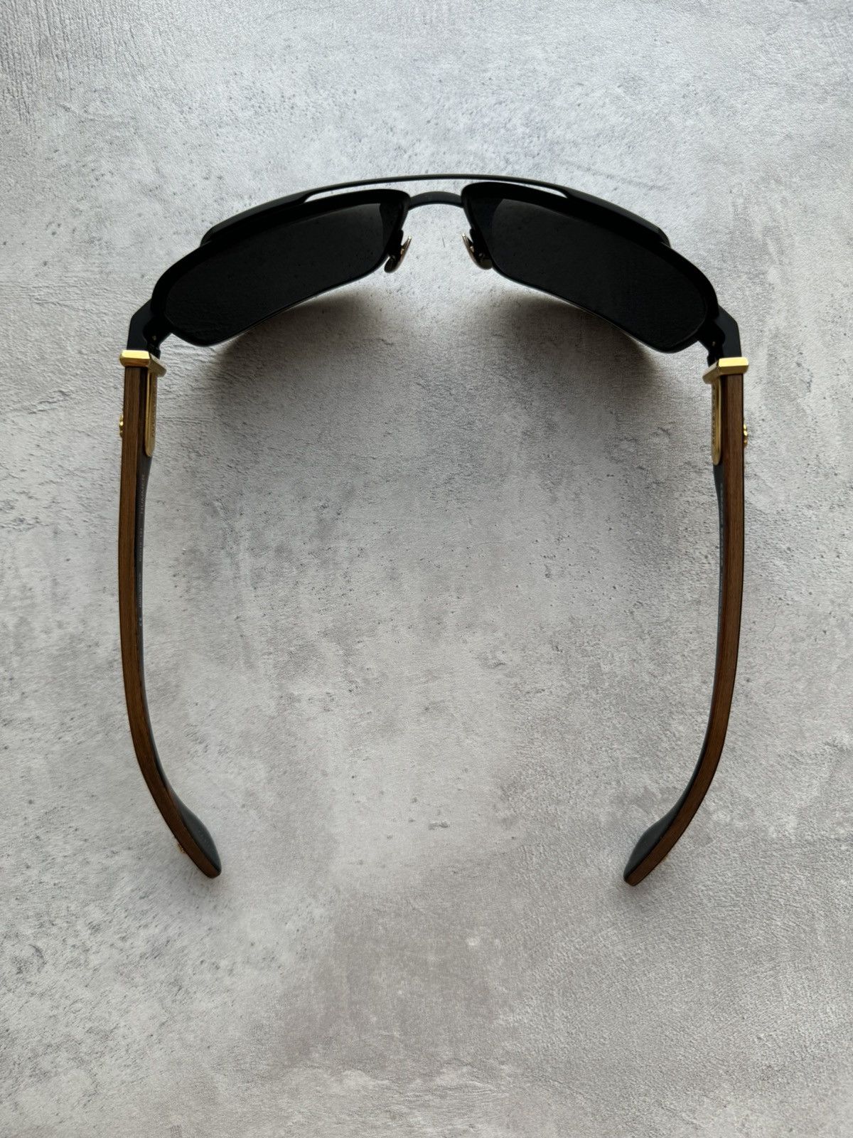 Chrome Hearts Chrome Hearts HUMMER Gold Sunglasses Size ONE SIZE - 9 Thumbnail