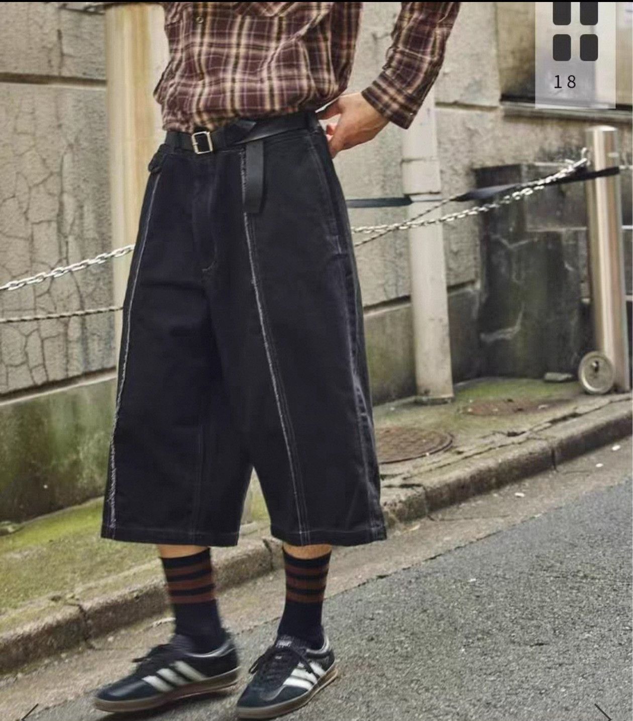 Journal Standard JOURNAL STANDARD x NULL TOKYO Denim Cropped Shorts Size US 33 - 1 Thumbnail