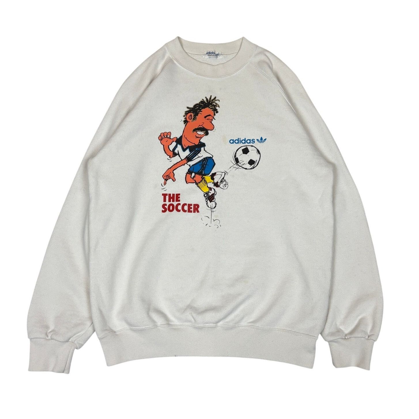 Adidas Adidas Descente The Soccer Vintage Sweatshirt Men's Large Size US L / EU 52-54 / 3 - 1 Thumbnail