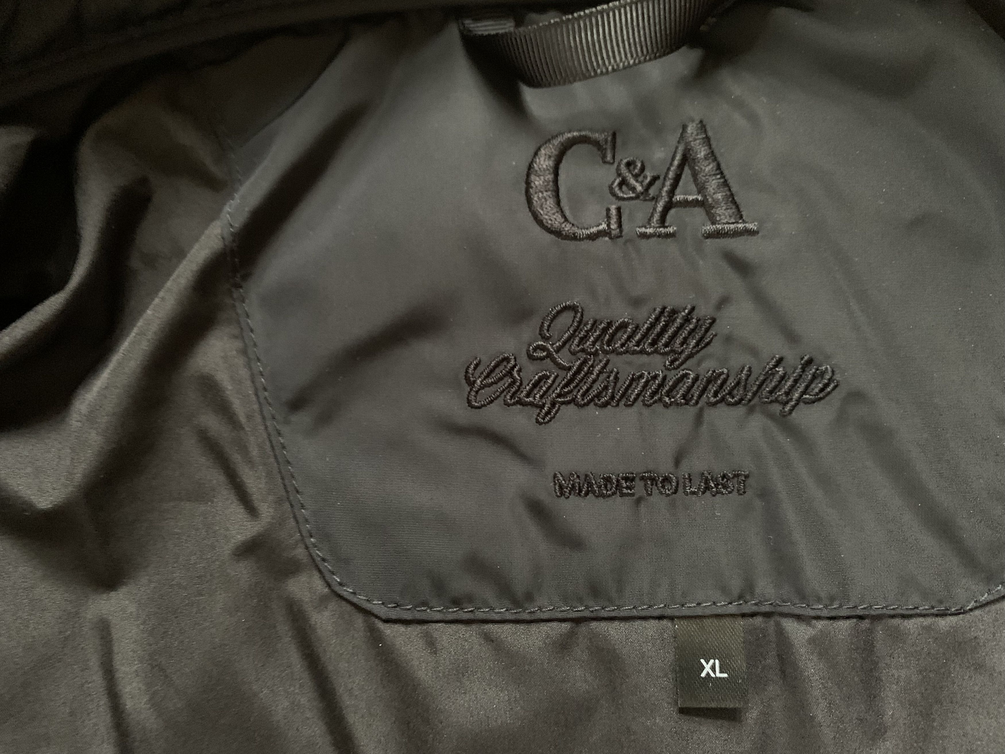 C&A C&A New Black Quilted Jacket Size US XL / EU 56 / 4 - 6 Thumbnail