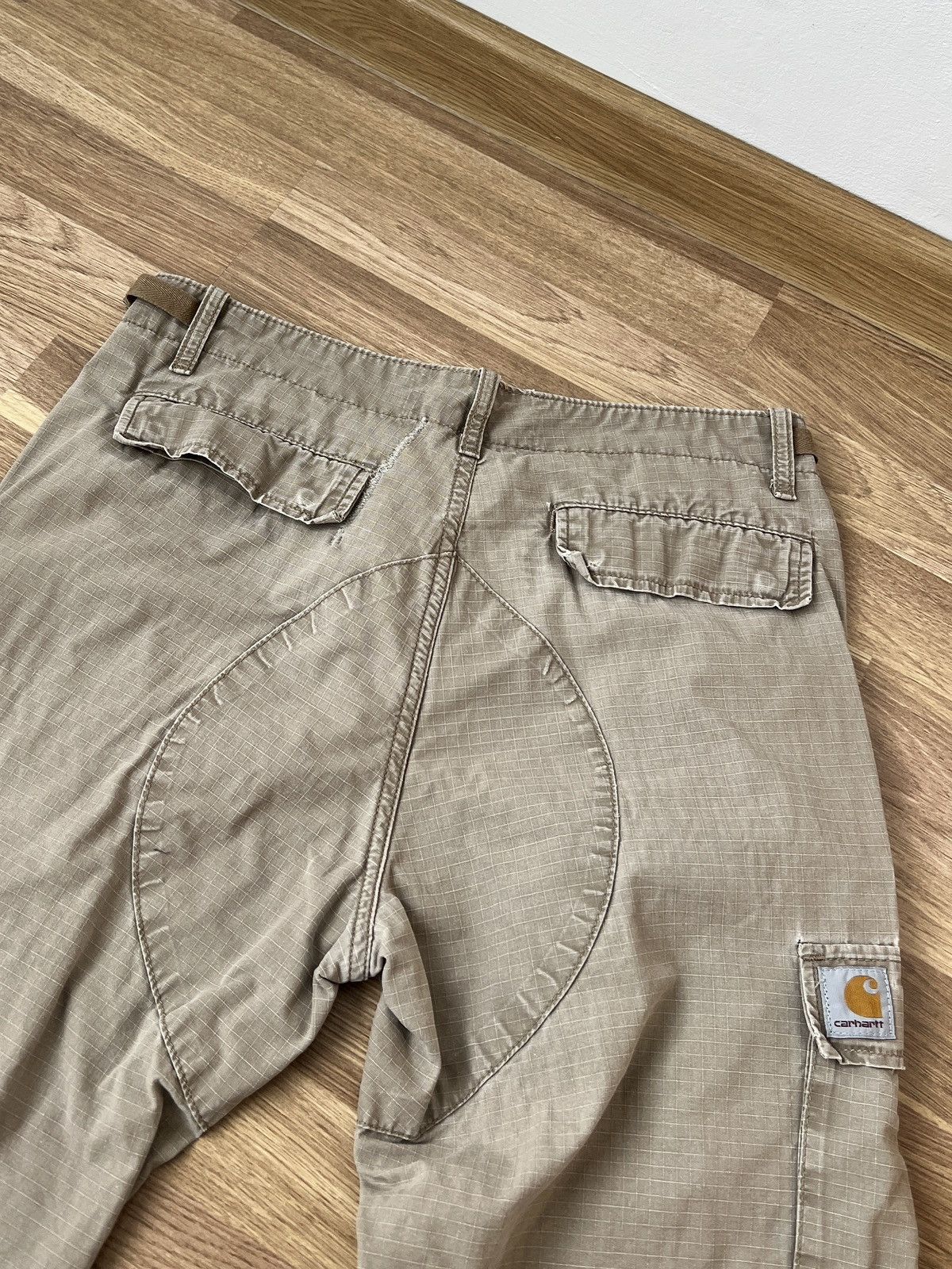 Carhartt Carhartt Aviation Beige Black Pants size 31x32 Size US 31 - 14 Thumbnail