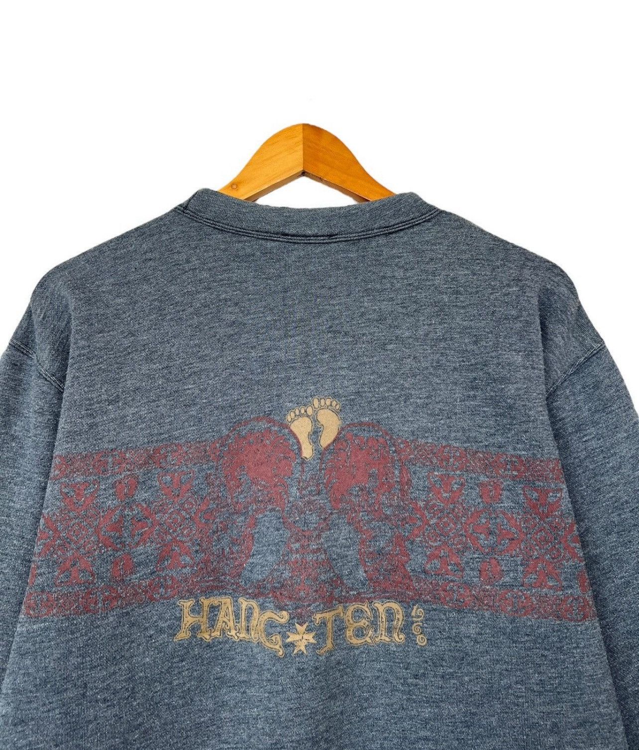 Hang Ten Vintage 90s Hang Ten Floral Sweatshirt Size US M / EU 48-50 / 2 - 5 Thumbnail