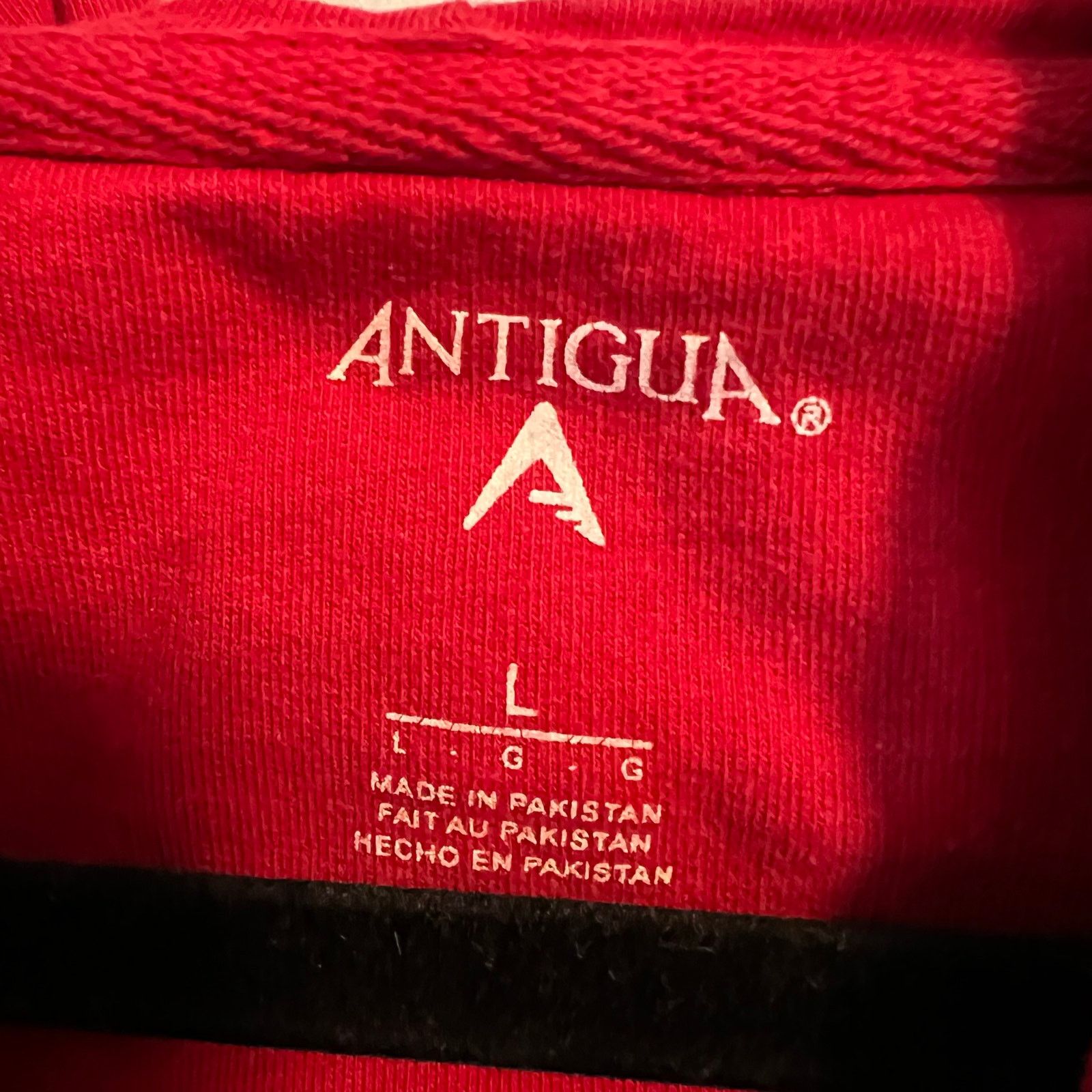 Antigua Washington Capitals NHL Antigua Red Zip Up Hoodie Mens Sz L Size US L / EU 52-54 / 3 - 5 Thumbnail