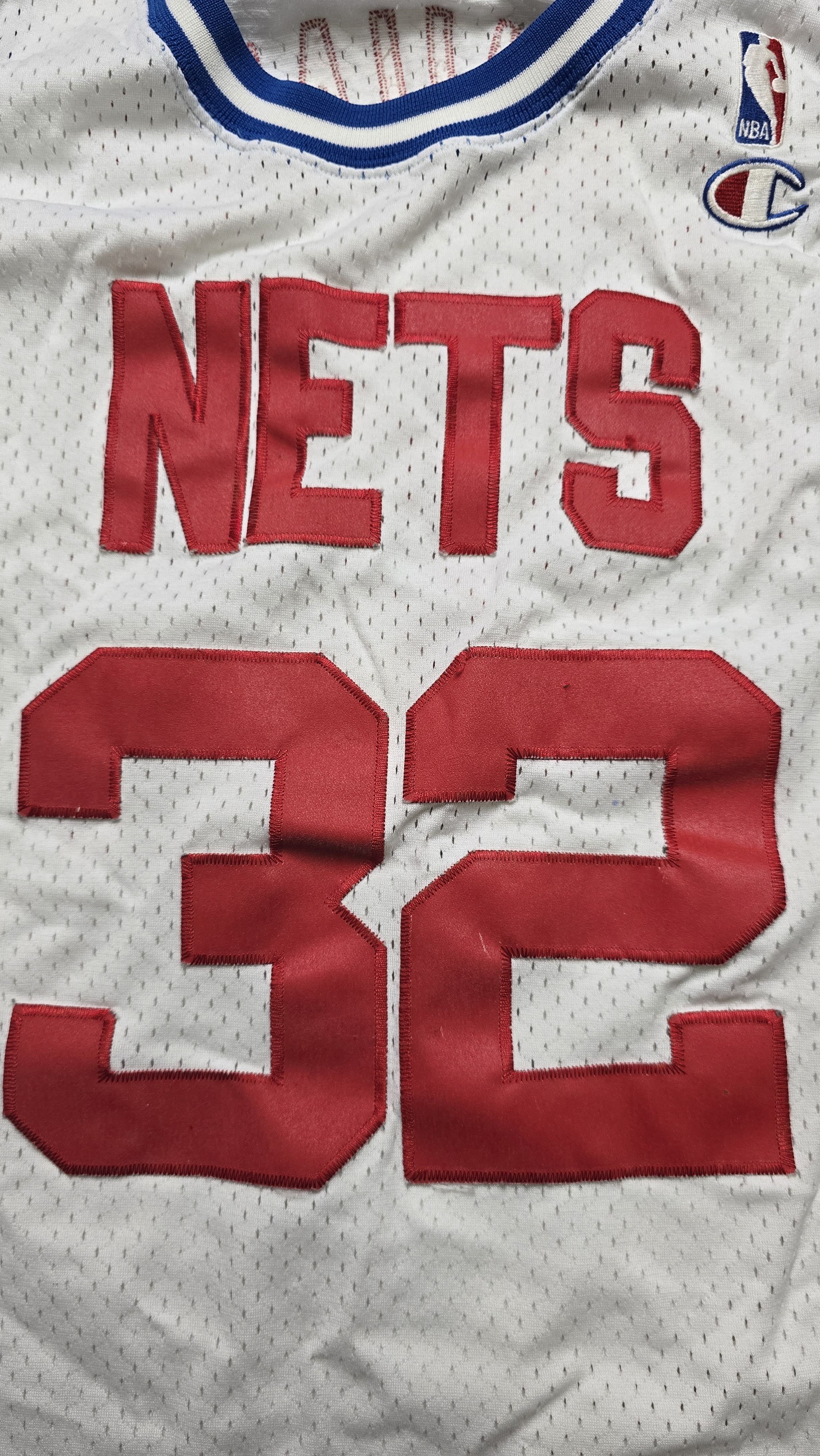 Champion Dr. J Julius Erving New York Nets ABA European Cut Jersey Size US XL / EU 56 / 4 - 9 Thumbnail