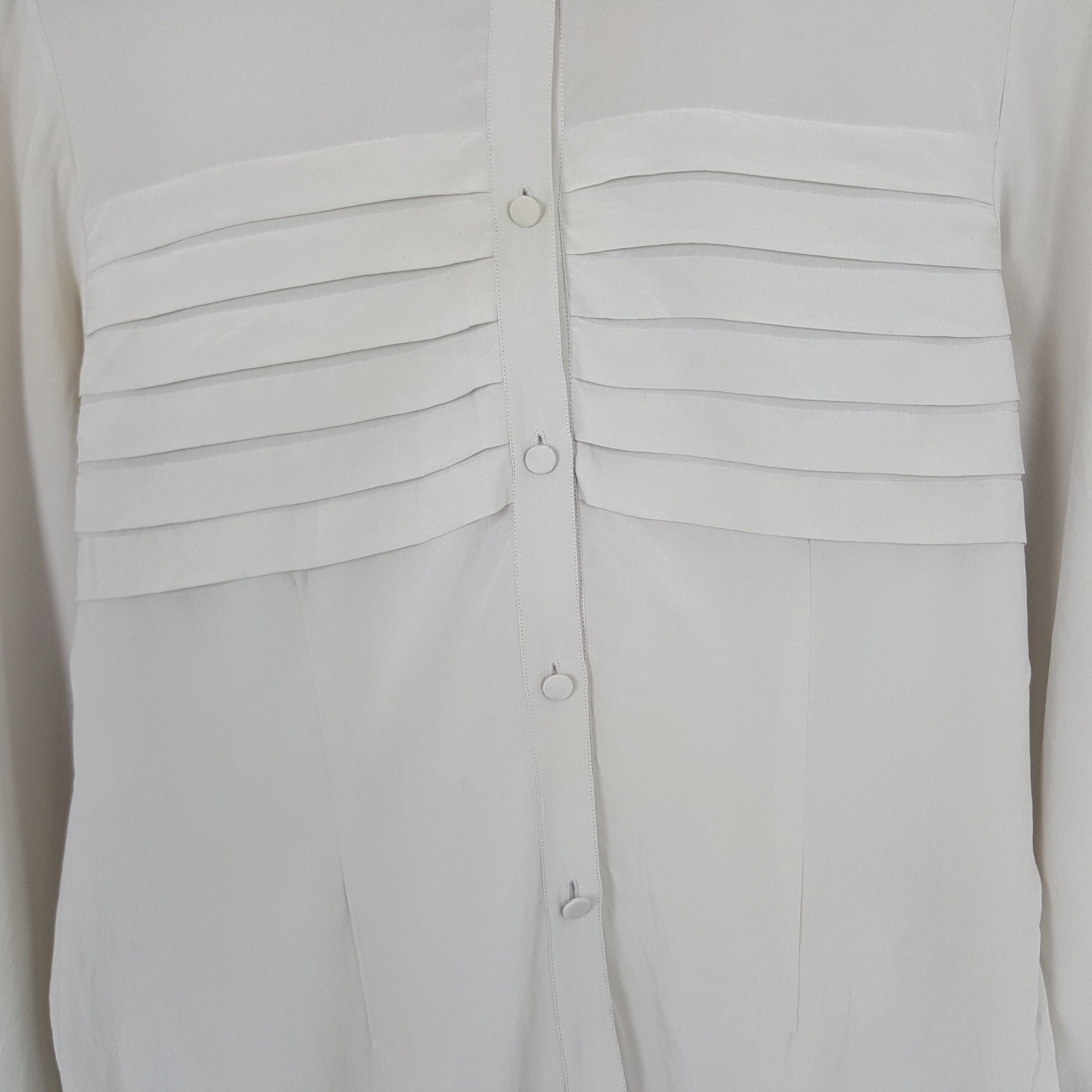 Comme des Garcons Vintage 90’s Comme des Garcons Silk Button Up Shirt Size M / US 6-8 / IT 42-44 - 2 Thumbnail