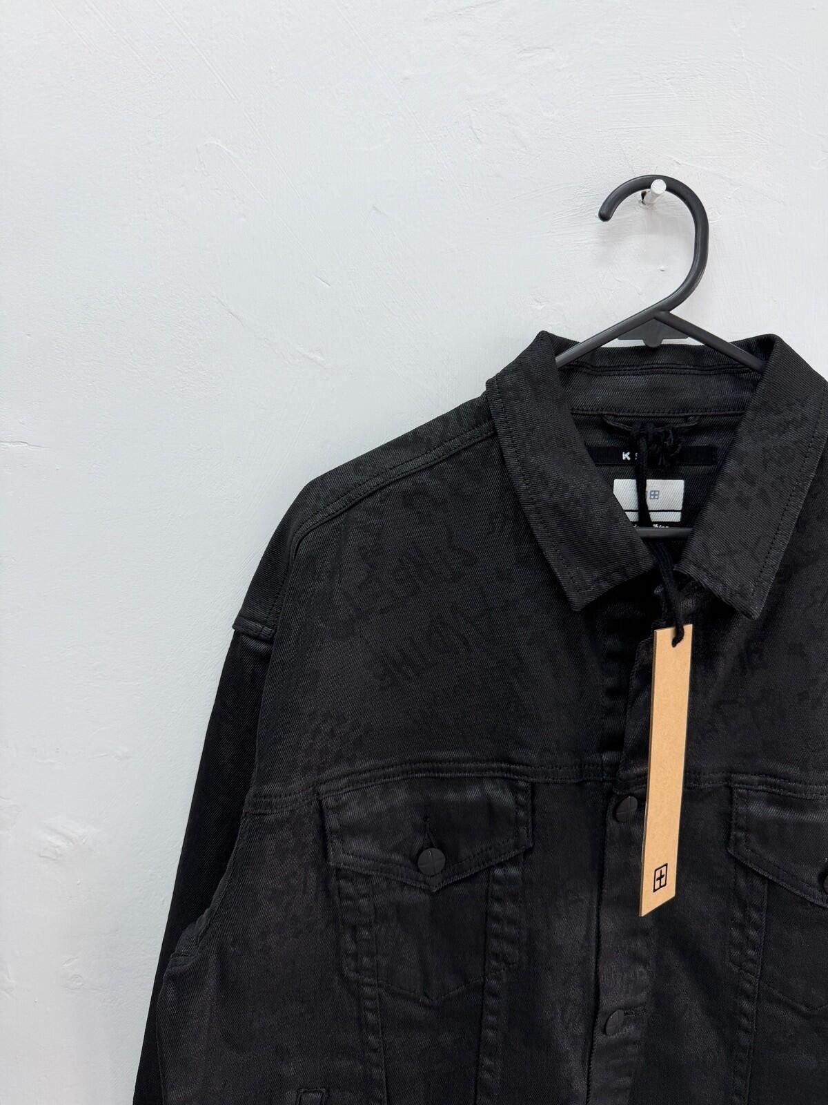 Ksubi new ksubi mens denim oh g jacket black grease medium m 1 Size US M / EU 48-50 / 2 - 6 Thumbnail