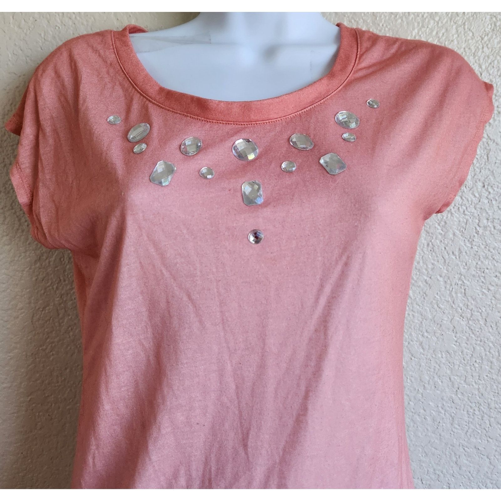 Other Ransom Orange Ombre Rhinestone Bodice Top Small Soft Size S / US 4 / IT 40 - 2 Thumbnail