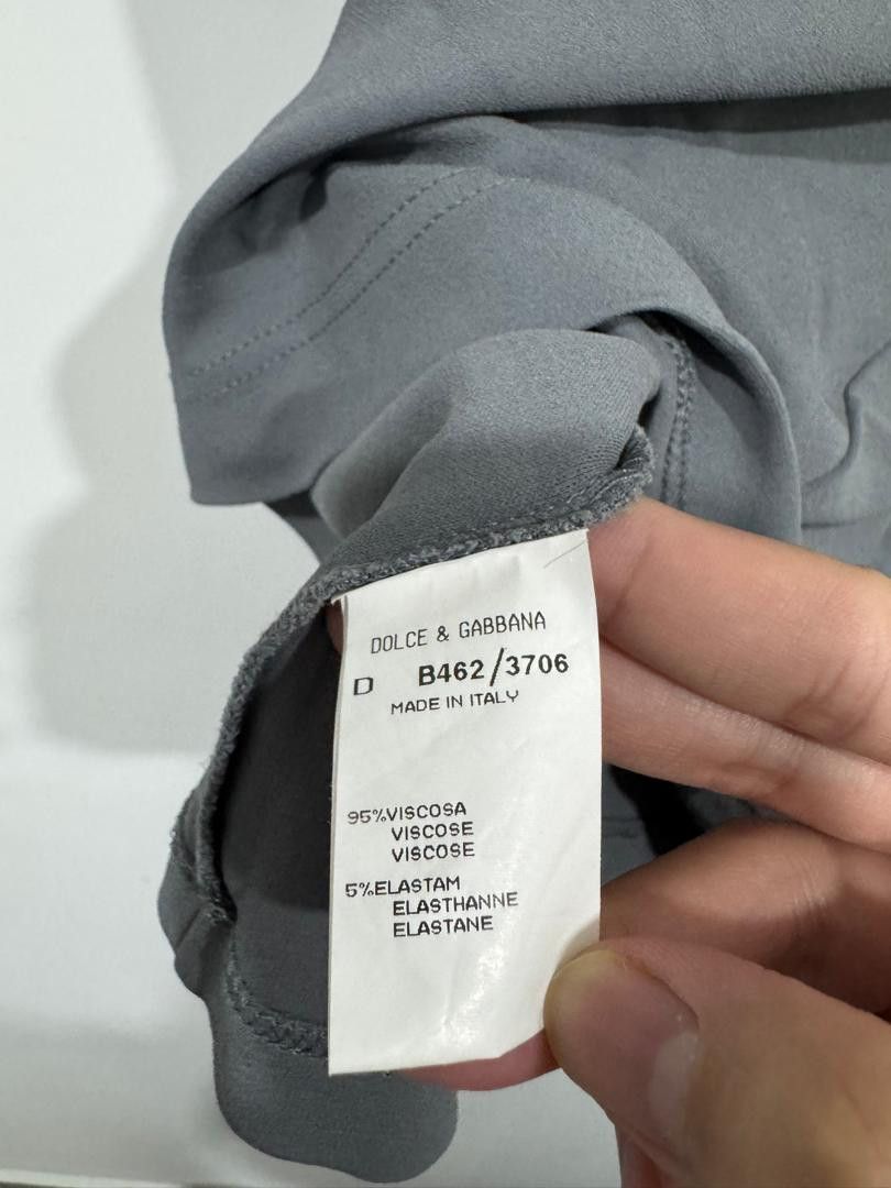 Dolce & Gabbana Vintage Dolce & Gabbana Plain Grey Tee Size M / US 6-8 / IT 42-44 - 3 Thumbnail