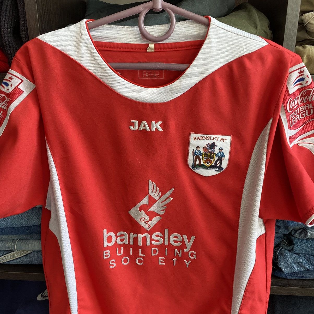 Vintage Vintage Jako Barnsley Keezee Number 9 soccer 1990’s jersey Size US XS / EU 42 / 0 - 2 Thumbnail