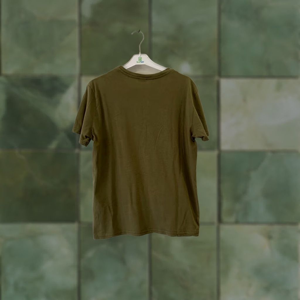 Kenzo KENZO Paris Tiger Head Embroidered T-Shirt Olive Green Men’s Large L Size US L / EU 52-54 / 3 - 1 Thumbnail