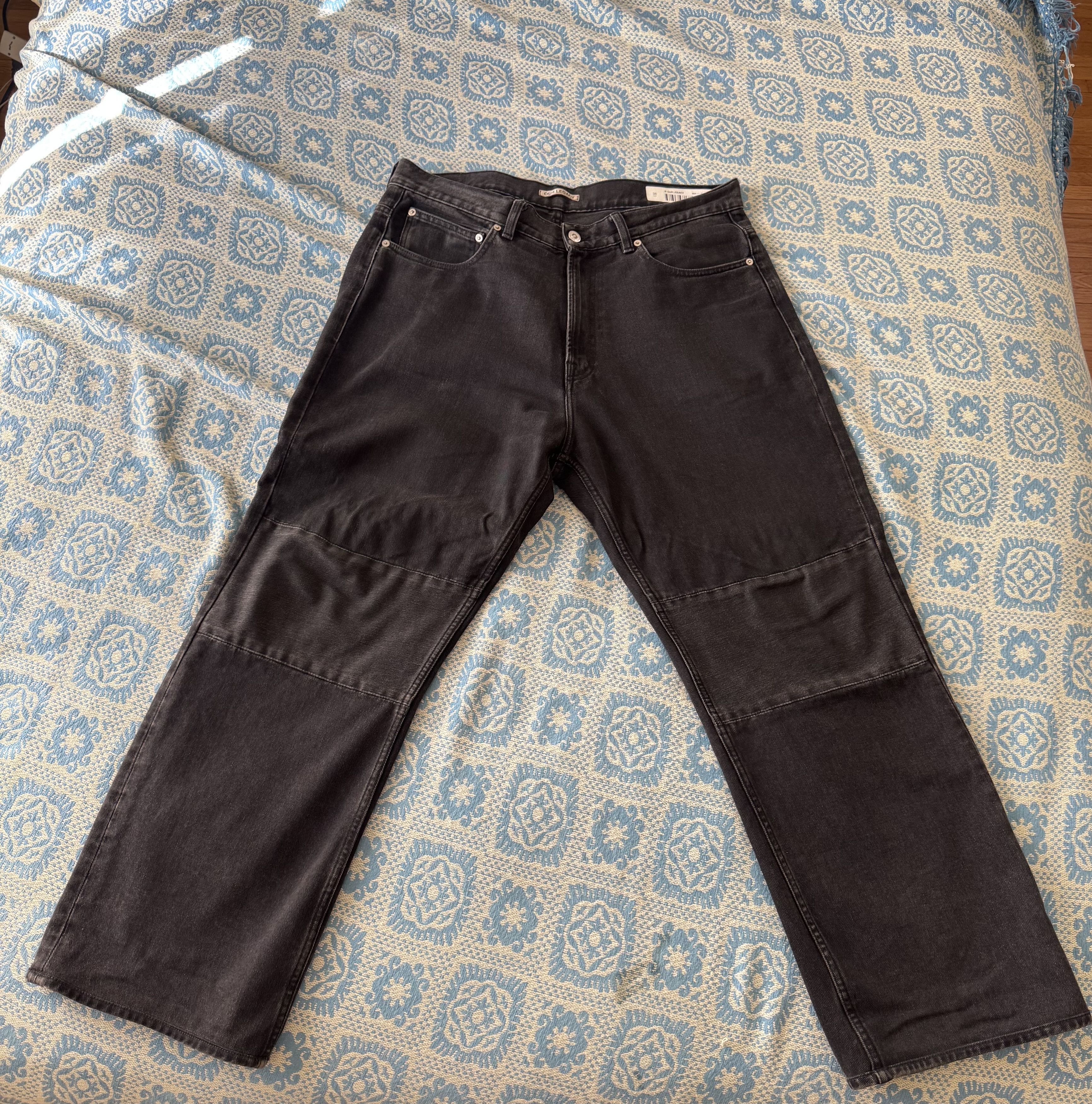 Our Legacy Our Legacy Third Cut Denim Jeans Super-bleach Black sz 