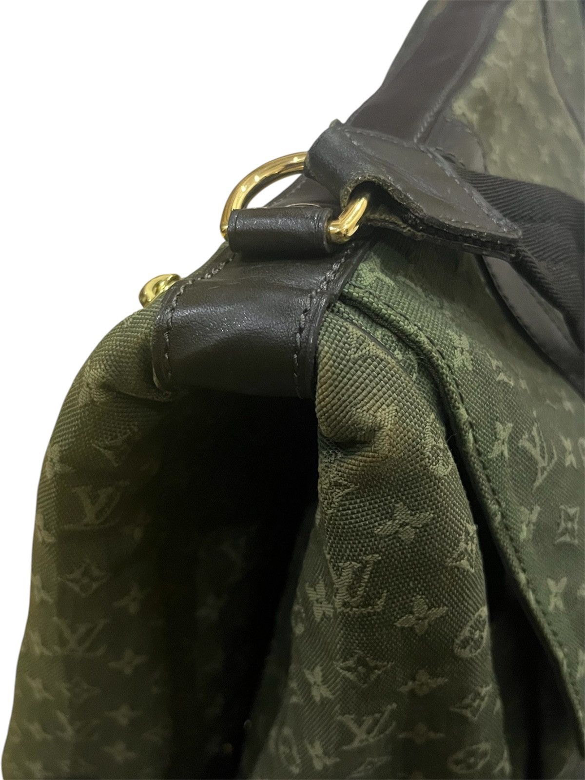 Louis Vuitton LOUIS VUITTON KHAKI MONOGRAM MINI LIN MAMAN BAG Size ONE SIZE - 15 Thumbnail