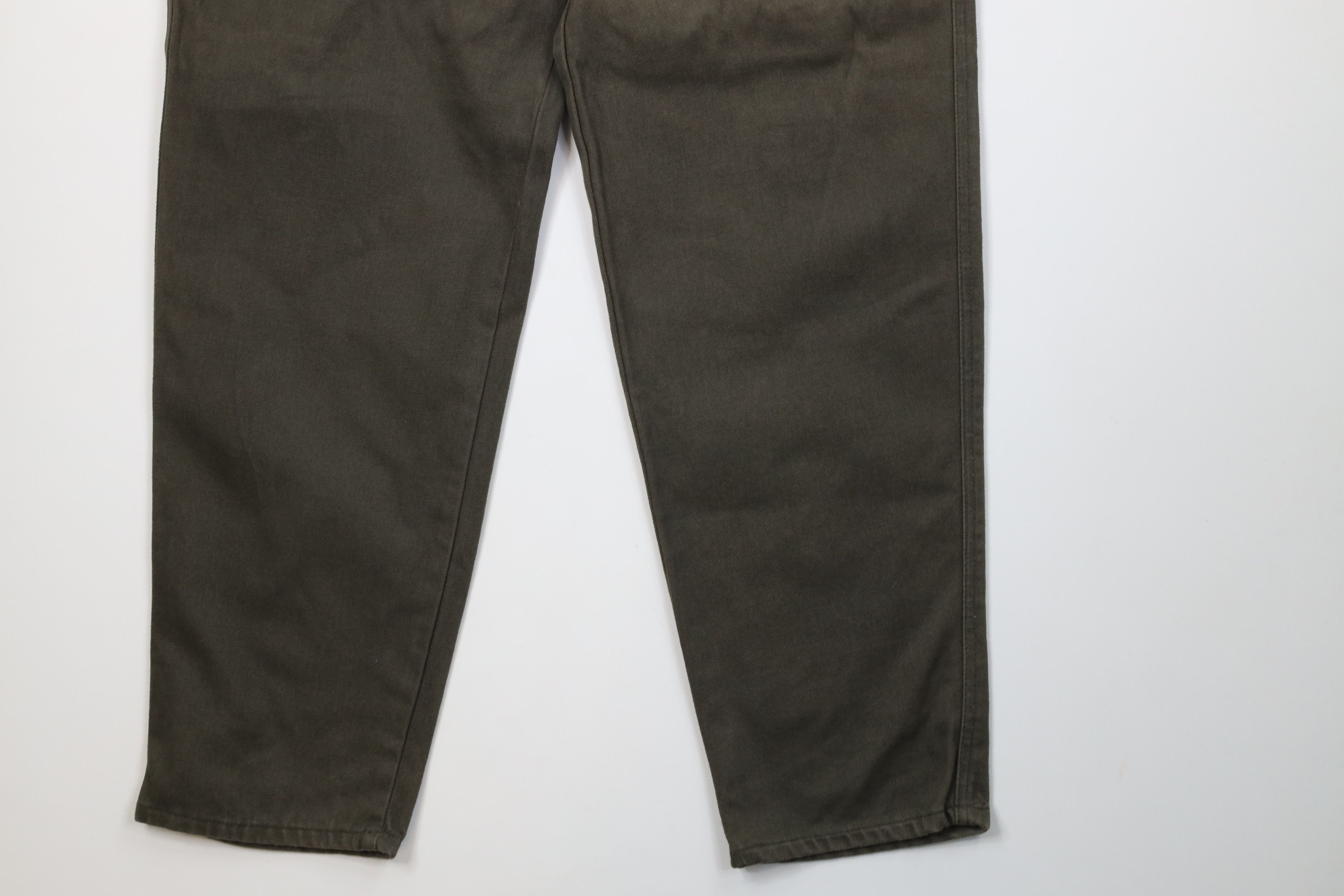Vintage Deadstock Vintage 90s Streetwear Skateboard Jeans Olive Size US 32 / EU 48 - 4 Thumbnail