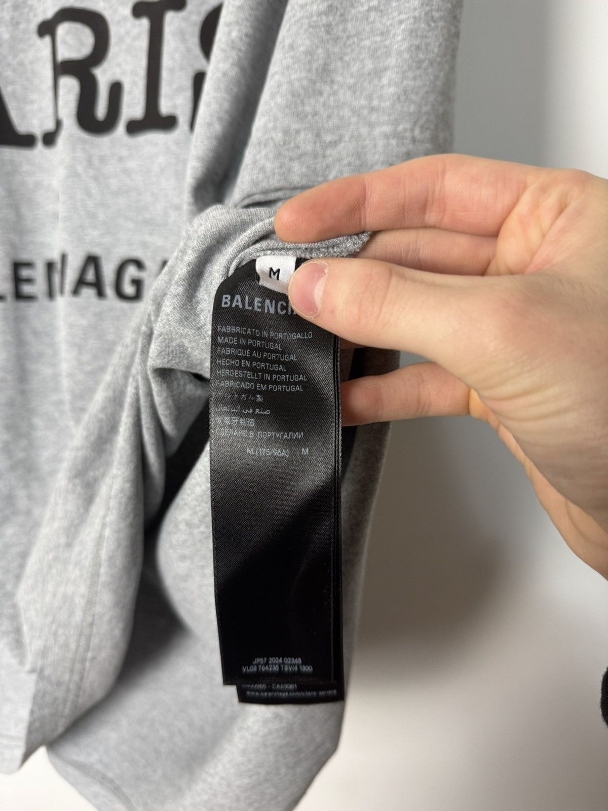 Balenciaga BNWT Balenciaga “I Love Paris” Oversized Tee Luxury Designer Size US M / EU 48-50 / 2 - 15 Thumbnail