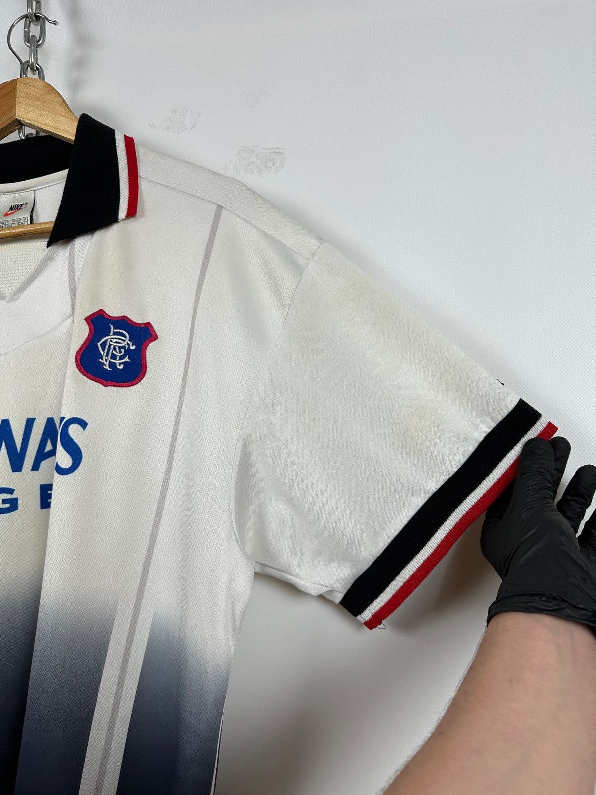 Nike 1998/99 Nike Rangers Vintage Third Kit Jersey Size US XL / EU 56 / 4 - 10 Thumbnail