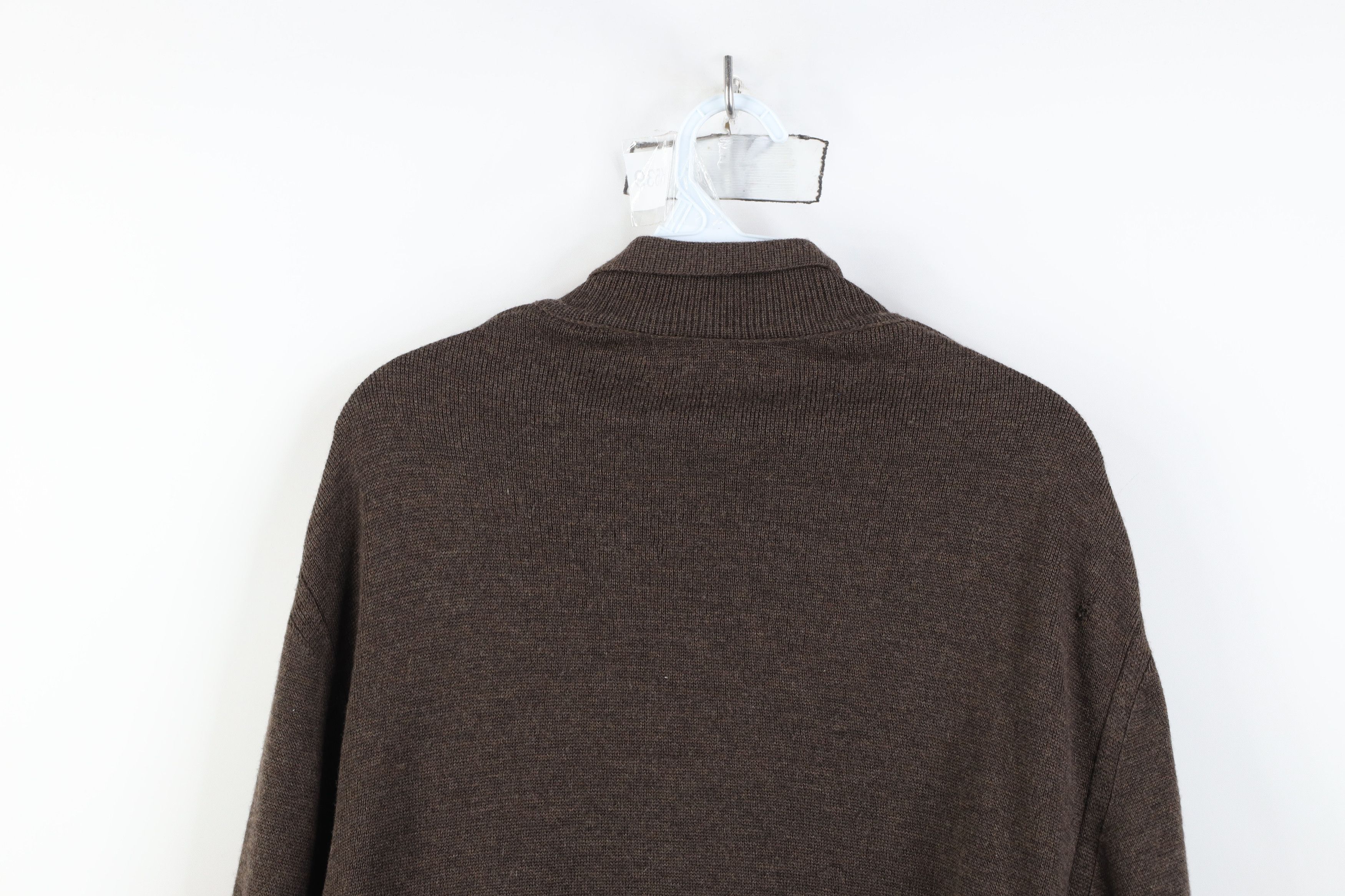 Vintage Vintage 90s Streetwear Merino Wool Knit Cardigan Sweater Size US XXL / EU 58 / 5 - 15 Thumbnail