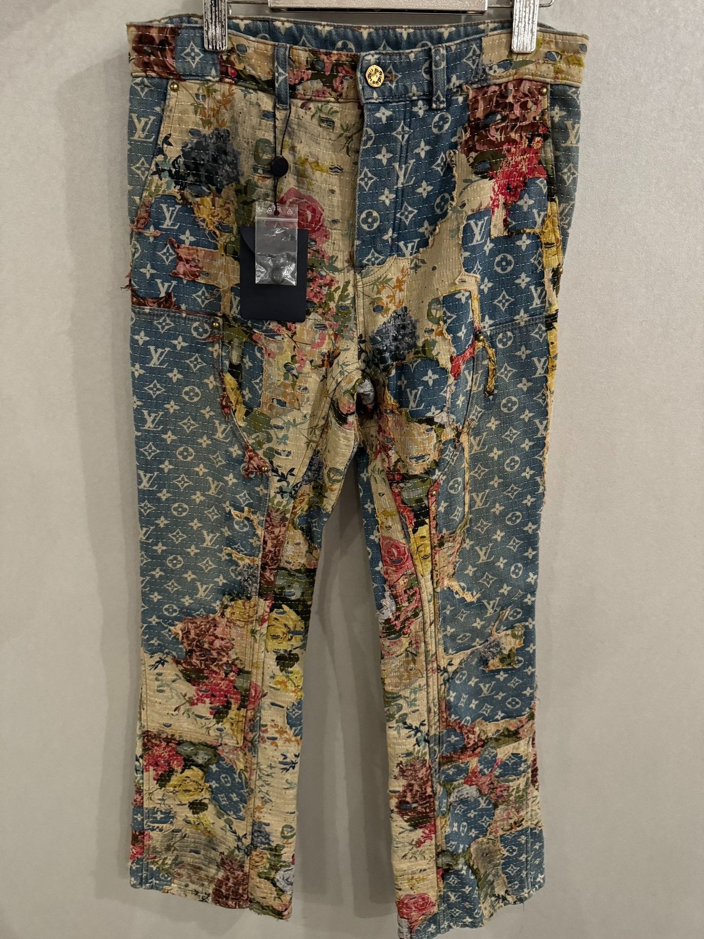 Louis Vuitton Louis Vuitton Floral BORO Jeans 2501-Nextarrow Size US 31 - 1 Thumbnail