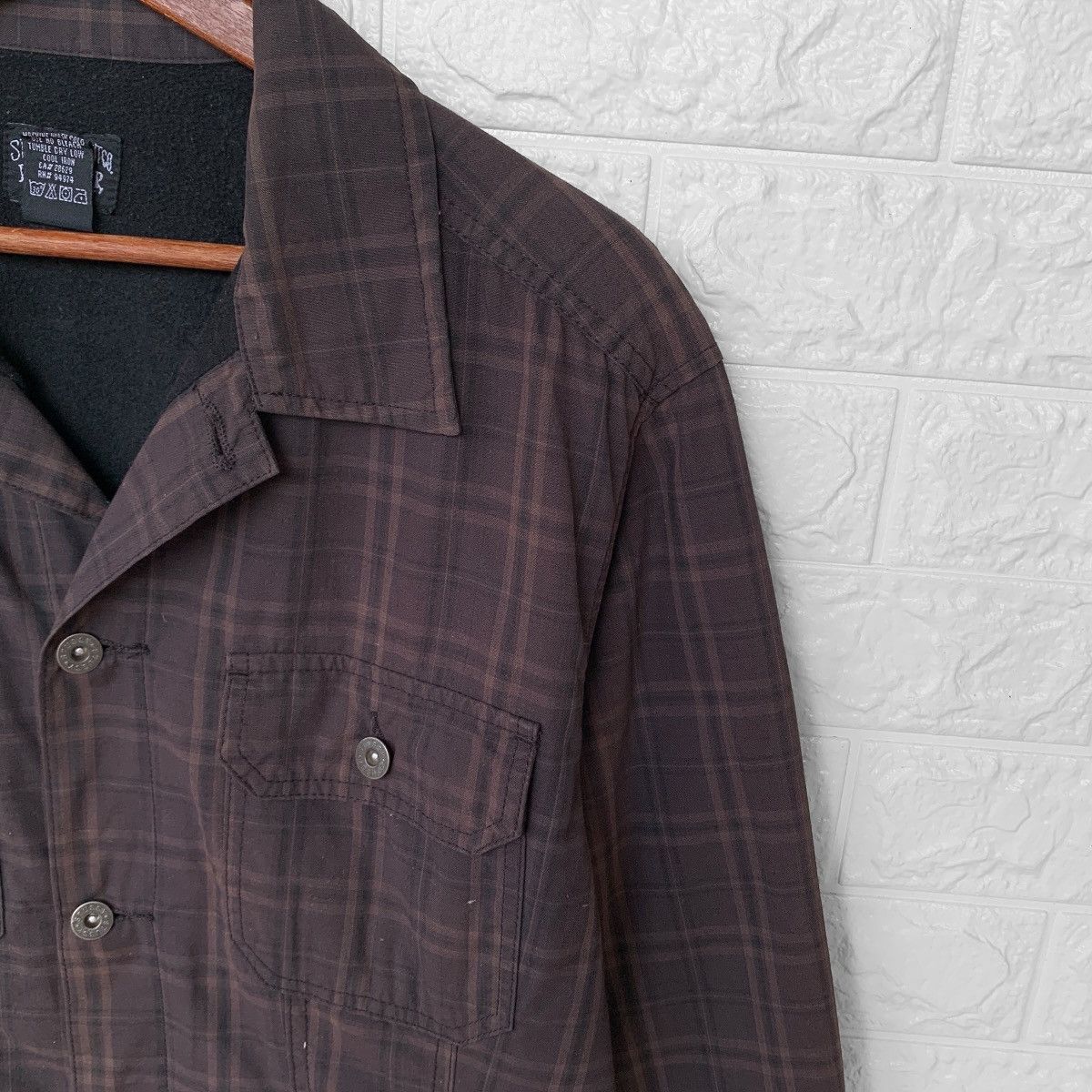 Stussy STUSSY GARMENT WORKGEAR CHECKERED PLAID BUTTON JACKET Size US L / EU 52-54 / 3 - 7 Thumbnail