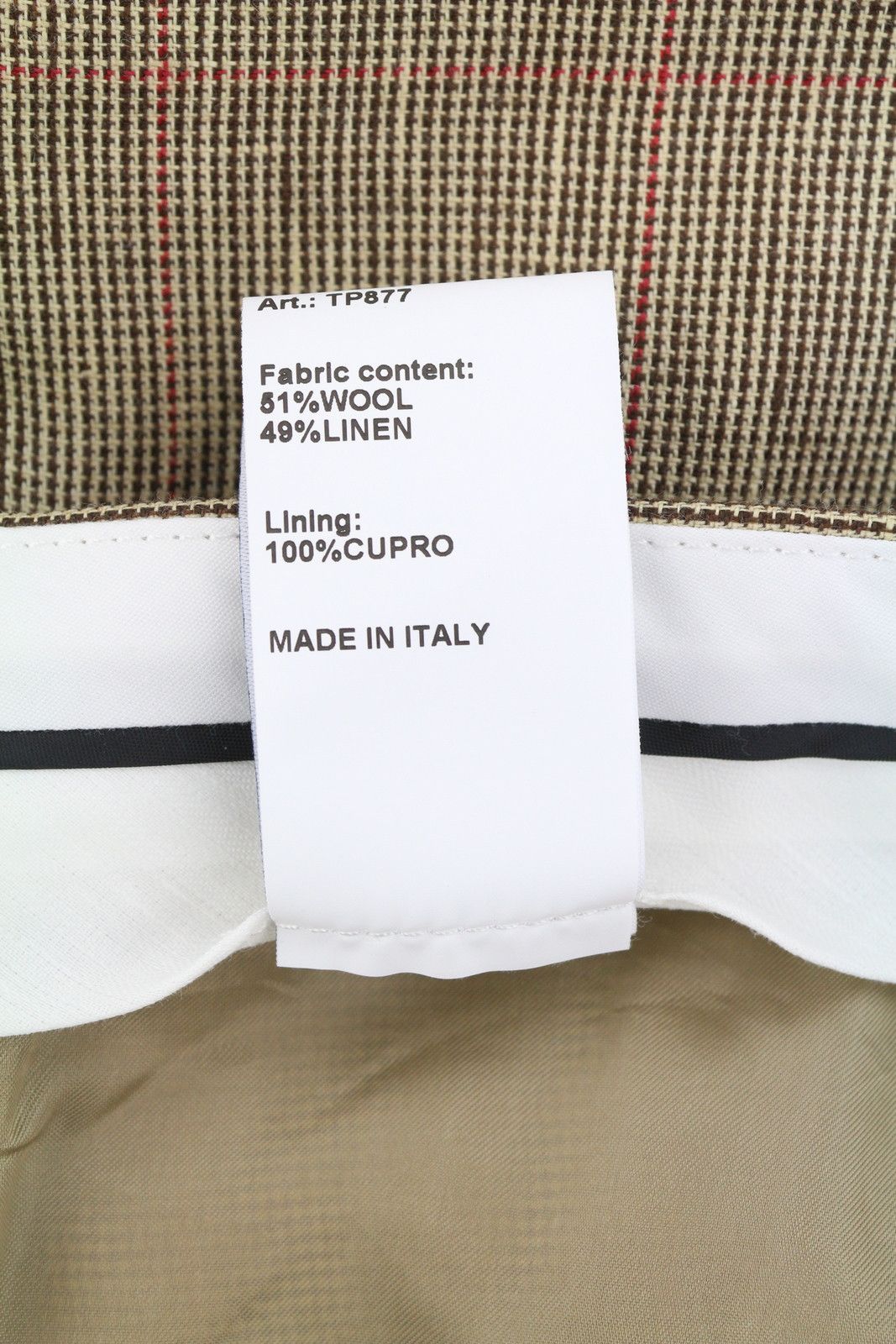 R13 PLEATED POCKET 27 Brown Wool Linen Cropped SS25 86846 Size 27" / US 4 / IT 40 - 9 Thumbnail