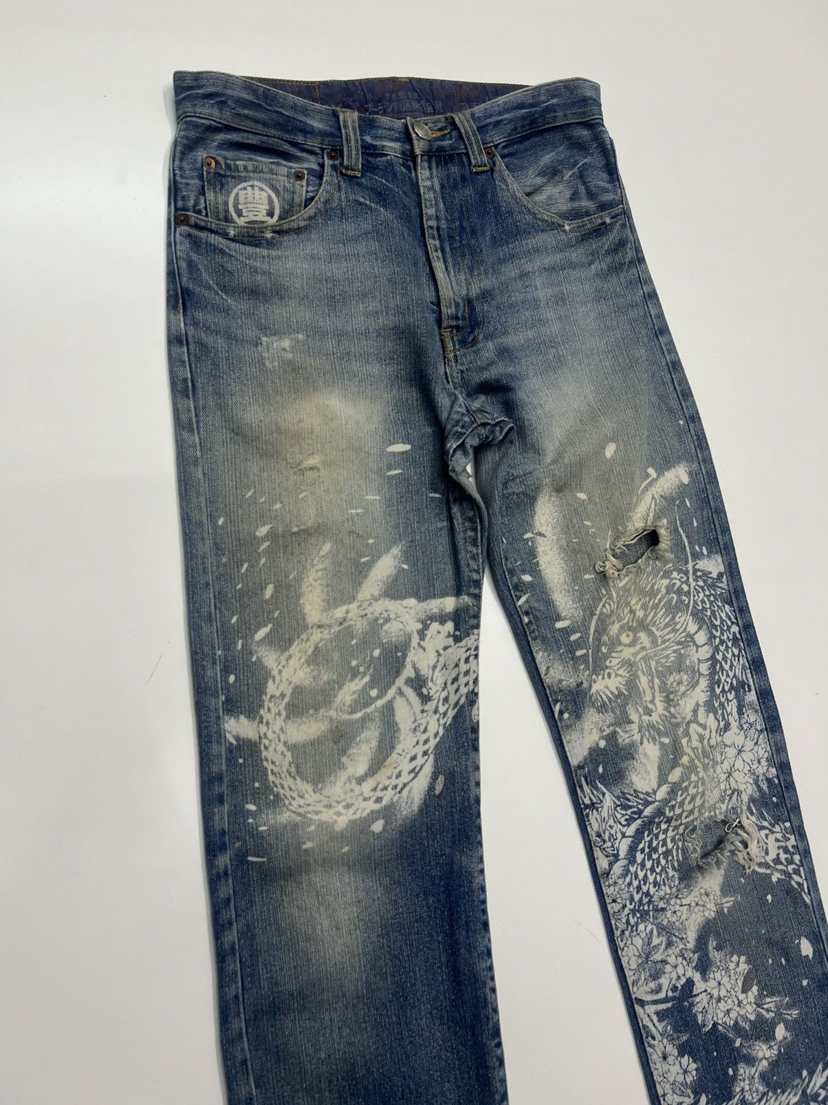 Vintage Vintage Denim Jeans Dragon Size 32 Size US 32 / EU 48 - 2 Thumbnail
