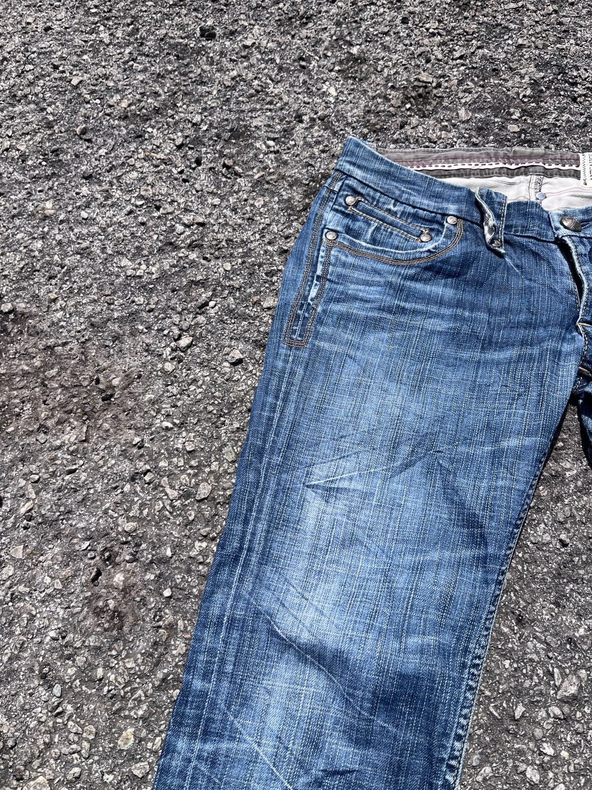 Hysteric Glamour × If Six Was Nine × Tornado Mart Antgauge S.P Platinum Blue Flare Jean Size US 32 / EU 48 - 3 Thumbnail