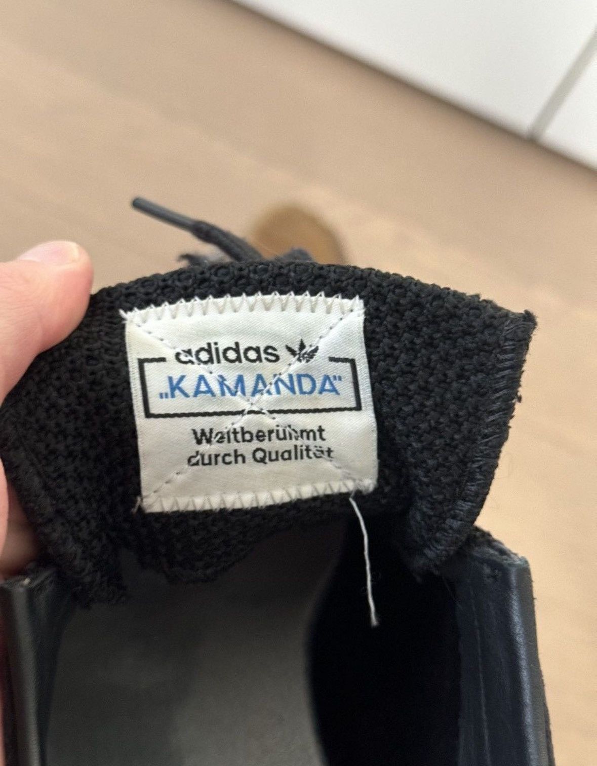 Adidas Kamanda Black and Gum Sole 10.5 Size US 10.5 / EU 43-44 - 17 Thumbnail